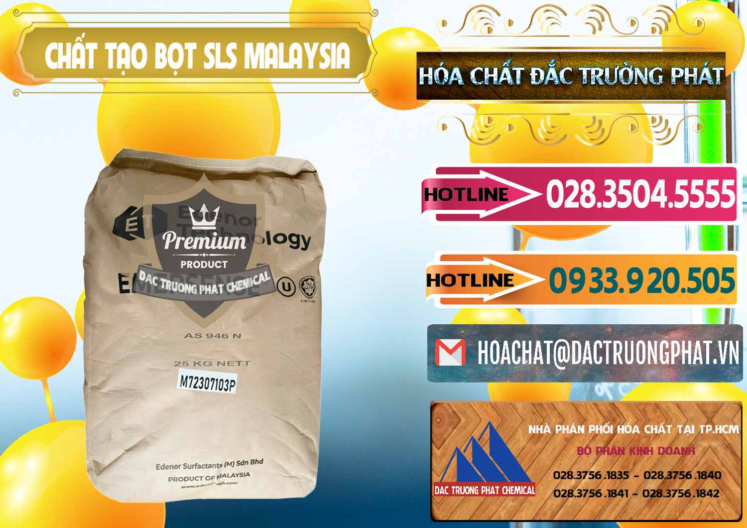 Kinh doanh _ bán Chất Tạo Bọt SLS Emersense Mã Lai Malaysia - 0381 - Cty bán & phân phối hóa chất tại TP.HCM - dactruongphat.vn