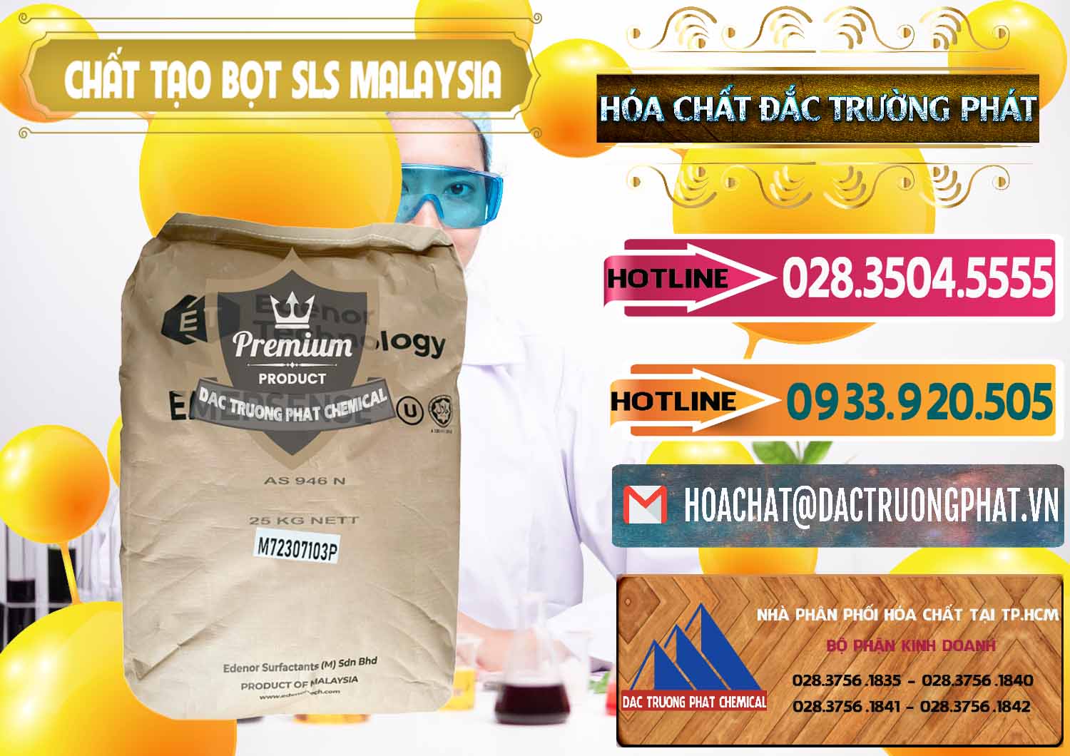 Đơn vị cung cấp và bán Chất Tạo Bọt SLS Emersense Mã Lai Malaysia - 0381 - Đơn vị chuyên cung cấp _ nhập khẩu hóa chất tại TP.HCM - dactruongphat.vn
