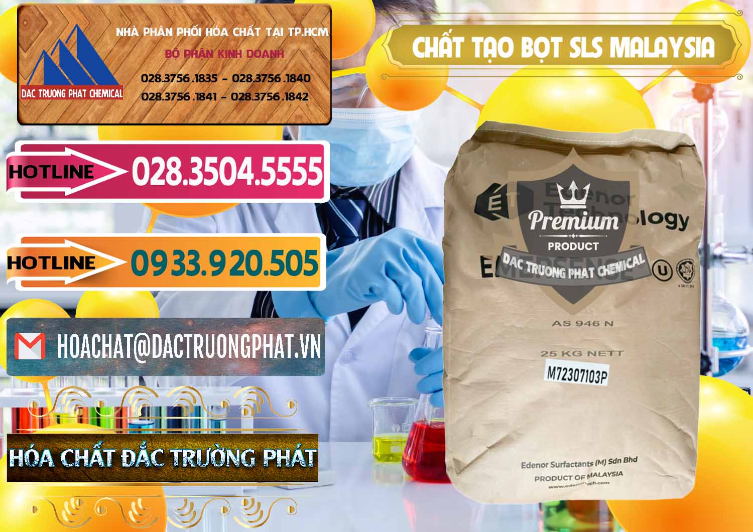 Chuyên cung ứng & bán Chất Tạo Bọt SLS Emersense Mã Lai Malaysia - 0381 - Nơi cung cấp _ phân phối hóa chất tại TP.HCM - dactruongphat.vn