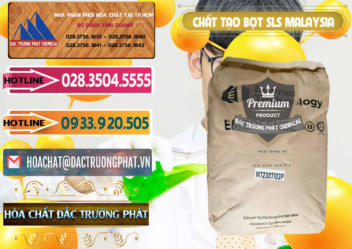 Cung ứng & bán Chất Tạo Bọt SLS Emersense Mã Lai Malaysia - 0381 - Đơn vị cung cấp & phân phối hóa chất tại TP.HCM - dactruongphat.vn