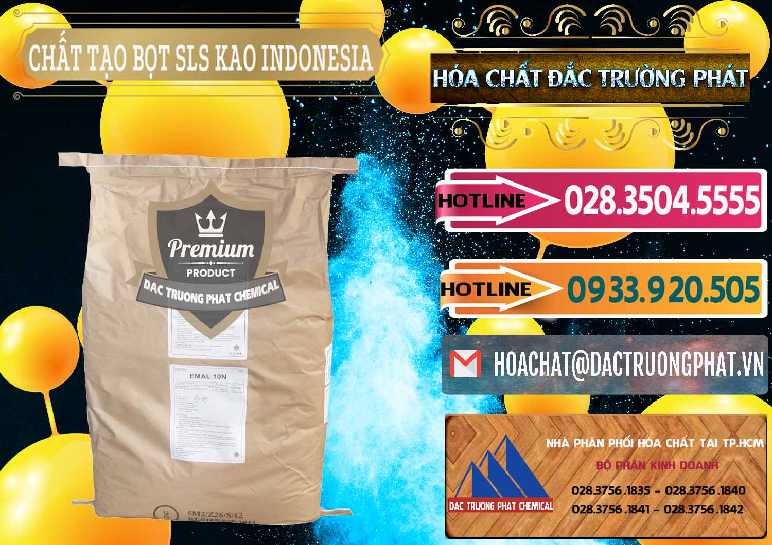 Đơn vị cung ứng và bán Chất Tạo Bọt SLS - Sodium Lauryl Sulfate EMAL 10N KAO Indonesia - 0047 - Nơi phân phối & cung cấp hóa chất tại TP.HCM - dactruongphat.vn