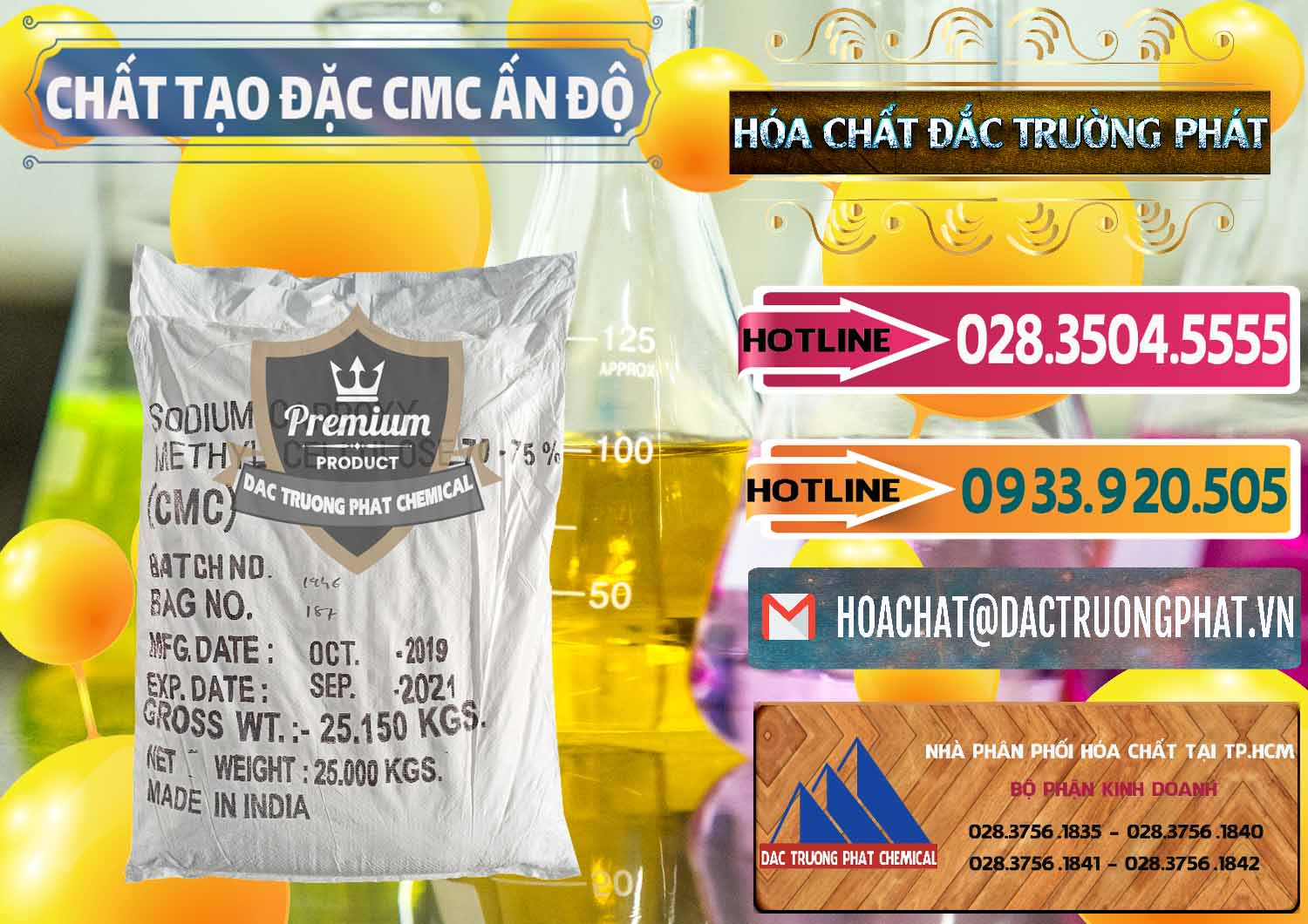 Bán Chất Tạo Đặc CMC - Carboxyl Methyl Cellulose Ấn Độ India - 0044 - Công ty chuyên cung cấp ( bán ) hóa chất tại TP.HCM - dactruongphat.vn