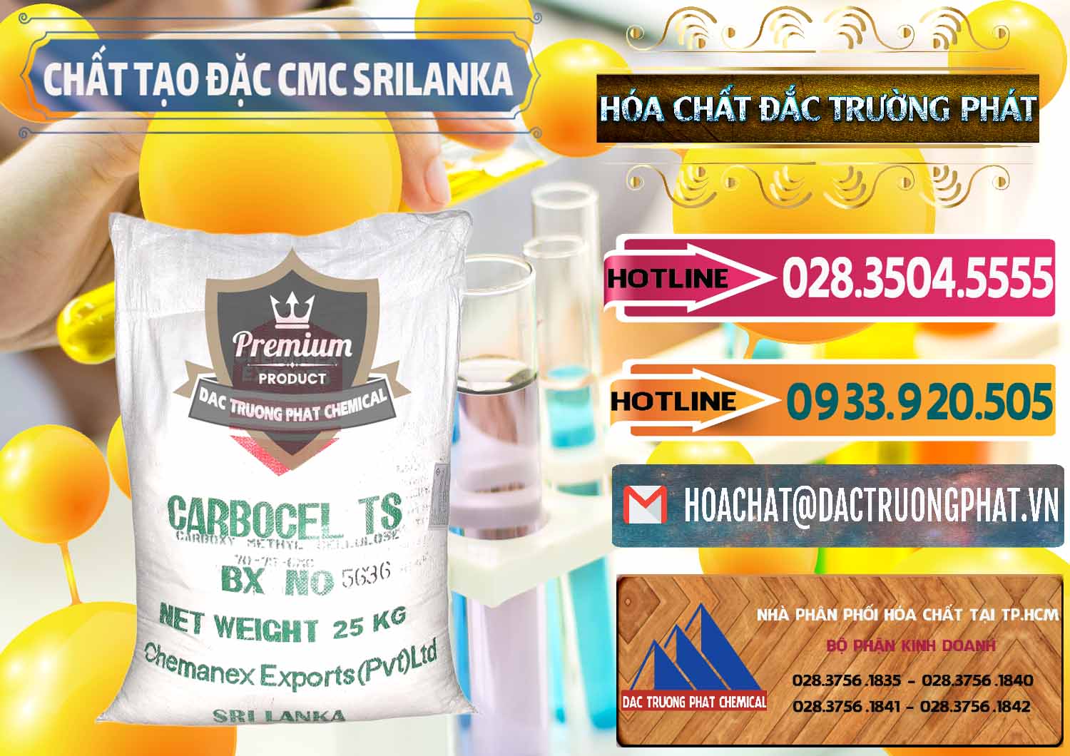 Đơn vị bán và cung ứng Chất Tạo Đặc CMC - Carboxyl Methyl Cellulose Srilanka - 0045 - Công ty chuyên bán và cung cấp hóa chất tại TP.HCM - dactruongphat.vn