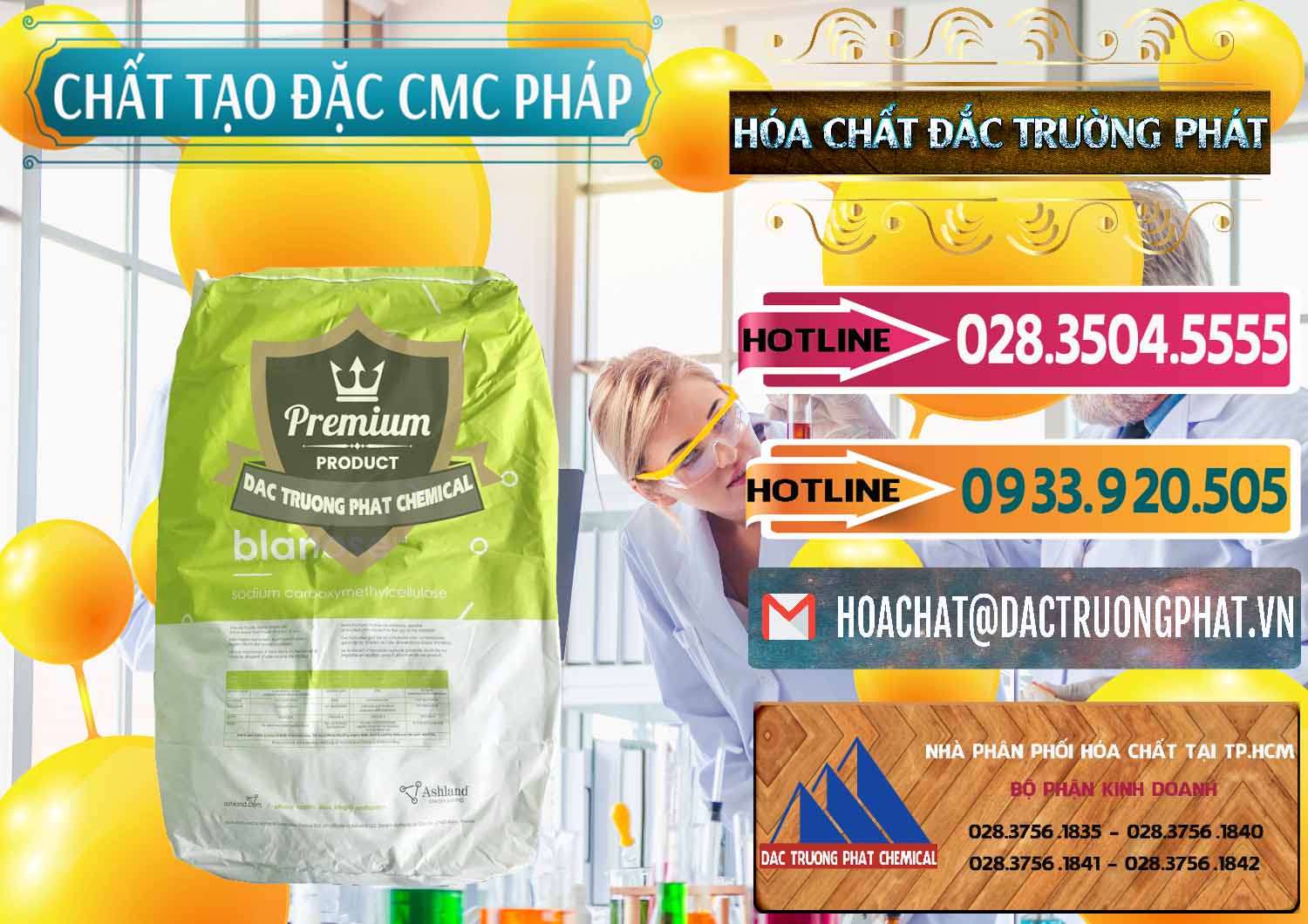 Công ty bán ( cung ứng ) Chất Tạo Đặc CMC - Carboxyl Methyl Cellulose Pháp France - 0394 - Nơi phân phối và bán hóa chất tại TP.HCM - dactruongphat.vn