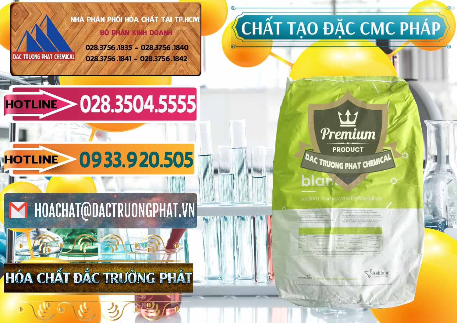 Cty kinh doanh & bán Chất Tạo Đặc CMC - Carboxyl Methyl Cellulose Pháp France - 0394 - Công ty chuyên nhập khẩu ( cung cấp ) hóa chất tại TP.HCM - dactruongphat.vn