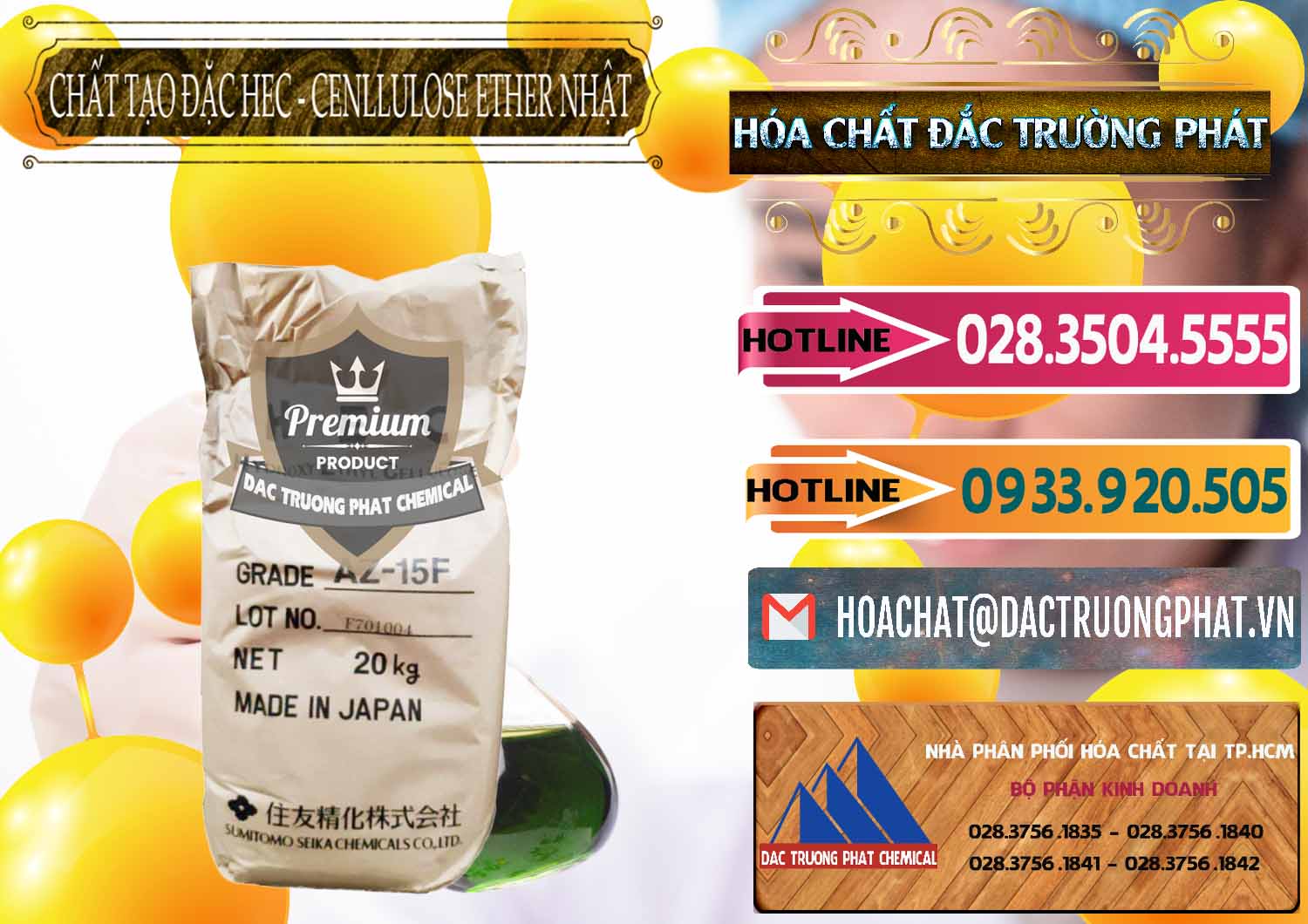 Cty chuyên bán _ cung ứng Chất Tạo Đặc Hec Mecellose – Cenllulose Ether Nhật Bản Japan - 0367 - Đơn vị chuyên nhập khẩu _ cung cấp hóa chất tại TP.HCM - dactruongphat.vn