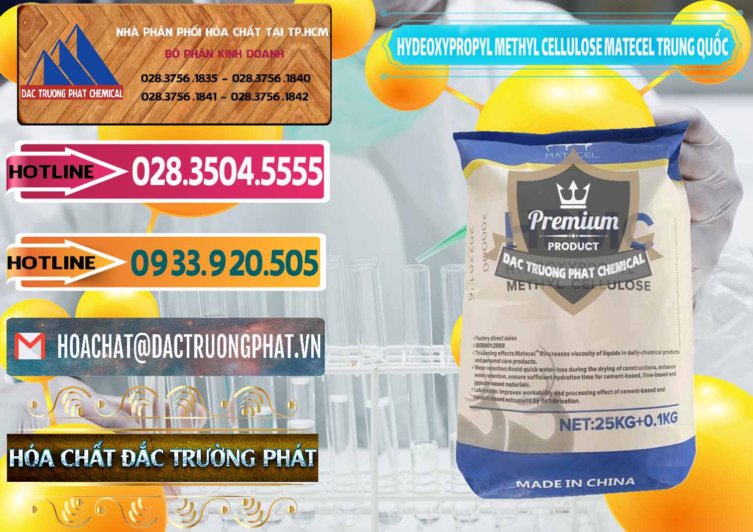 Nơi nhập khẩu ( bán ) Chất Tạo Đặc HPMC - Hydroxypropyl Methyl Cellulose Matecel Trung Quốc China - 0396 - Công ty nhập khẩu ( cung cấp ) hóa chất tại TP.HCM - dactruongphat.vn