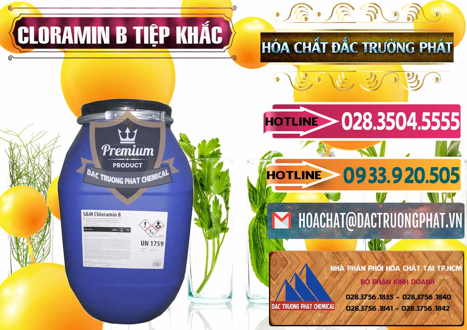 Nhà phân phối _ bán Cloramin B Cộng Hòa Séc Tiệp Khắc Czech Republic - 0299 - Công ty kinh doanh - cung cấp hóa chất tại TP.HCM - dactruongphat.vn