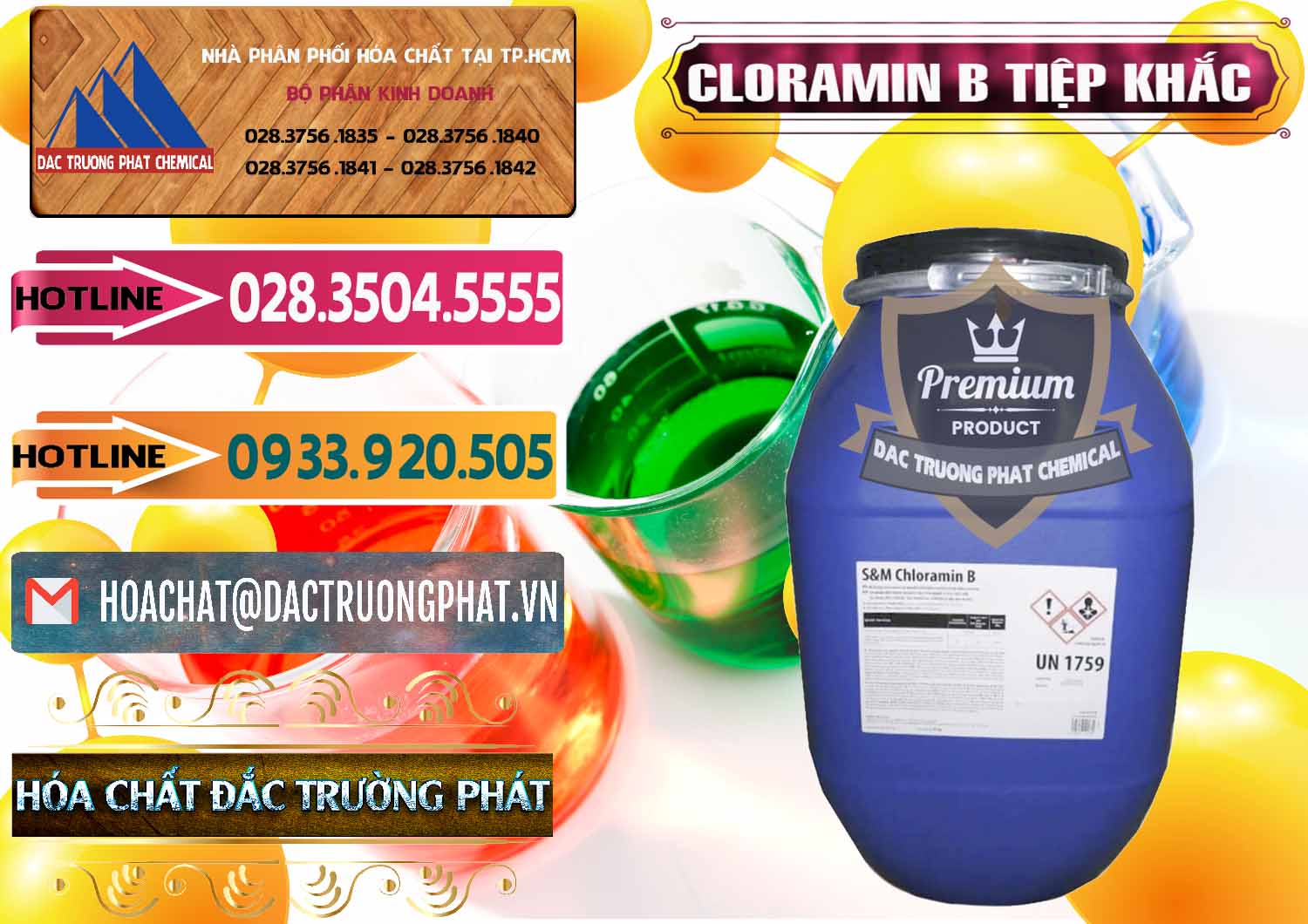 Nhà phân phối - bán Cloramin B Cộng Hòa Séc Tiệp Khắc Czech Republic - 0299 - Cty phân phối & cung ứng hóa chất tại TP.HCM - dactruongphat.vn