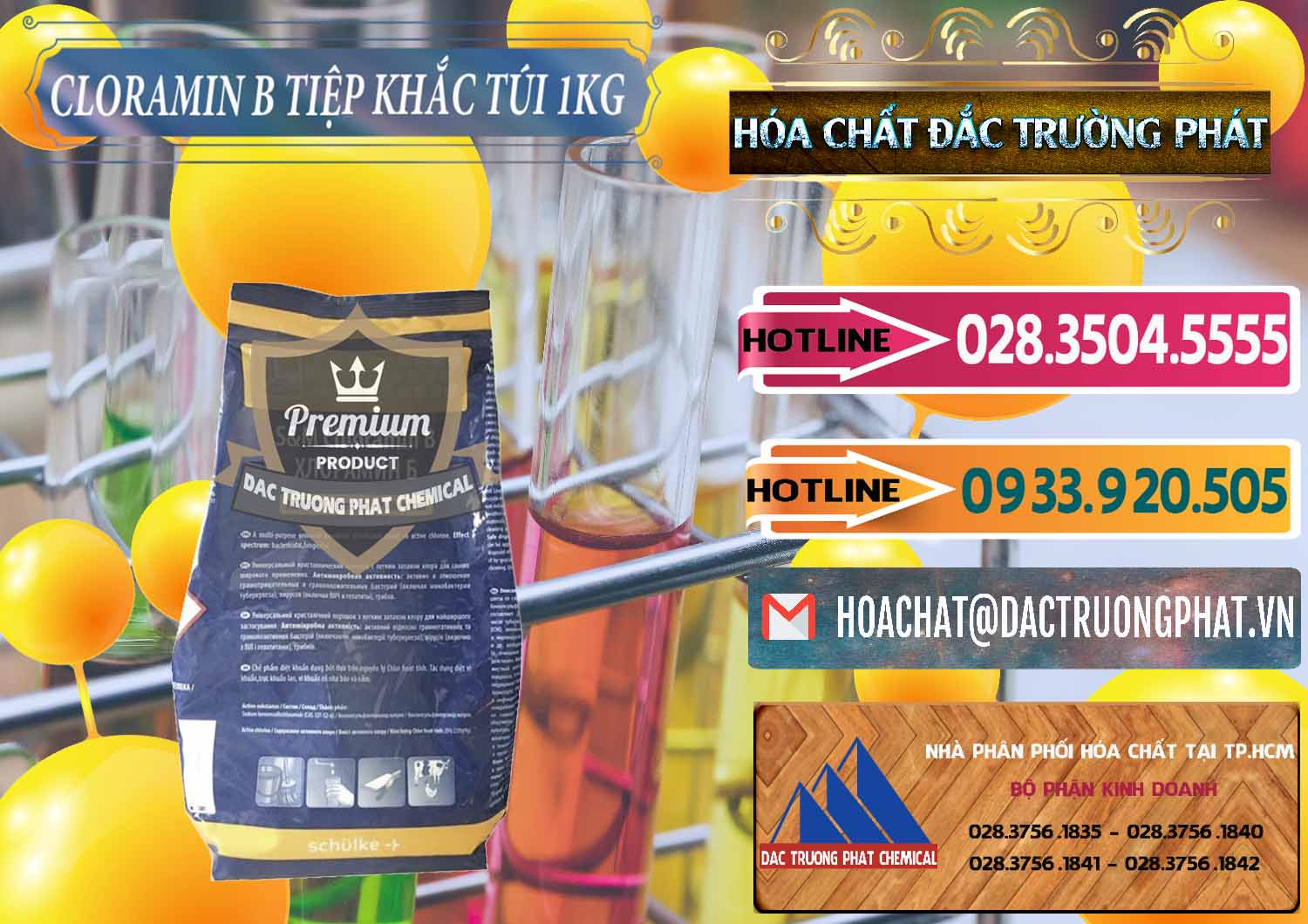 Chuyên nhập khẩu _ bán Cloramin B Dạng Túi ( Bịch ) Cộng Hòa Séc Tiệp Khắc Czech Republic - 0300 - Nhà cung cấp và phân phối hóa chất tại TP.HCM - dactruongphat.vn