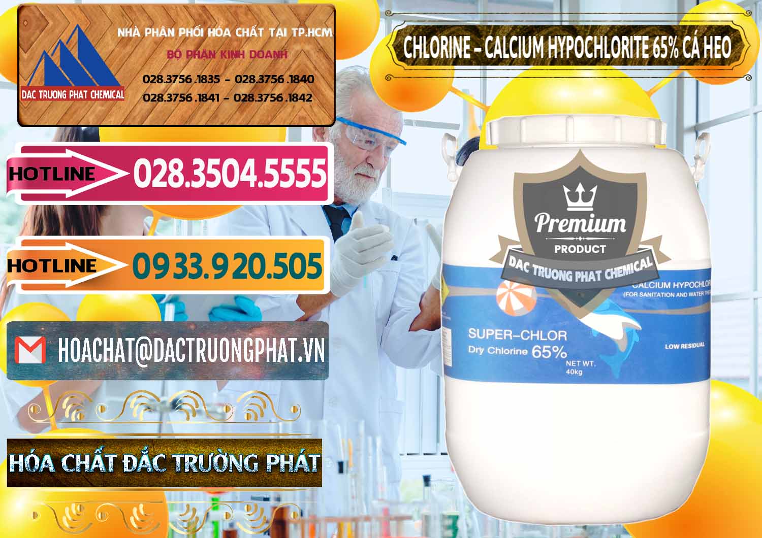 Cty nhập khẩu & bán Clorin - Chlorine Cá Heo 65% Trung Quốc China - 0053 - Công ty phân phối & cung ứng hóa chất tại TP.HCM - dactruongphat.vn