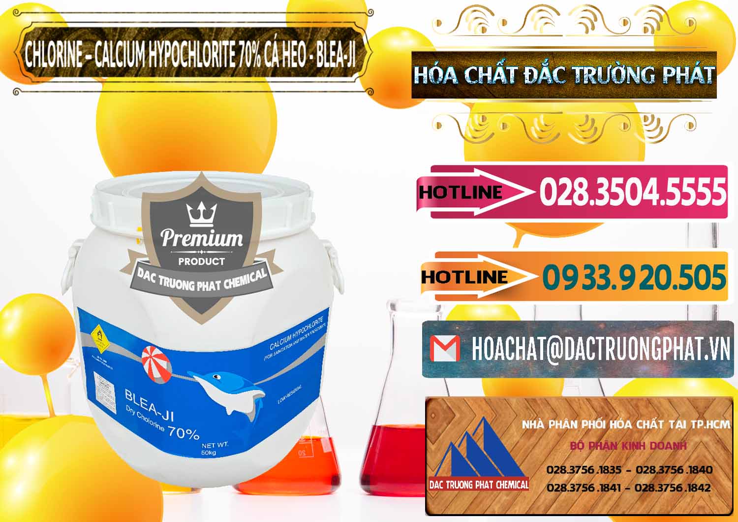 Chuyên bán và cung ứng Clorin - Chlorine Cá Heo 70% Blea-Ji Trung Quốc China - 0056 - Cty kinh doanh _ phân phối hóa chất tại TP.HCM - dactruongphat.vn