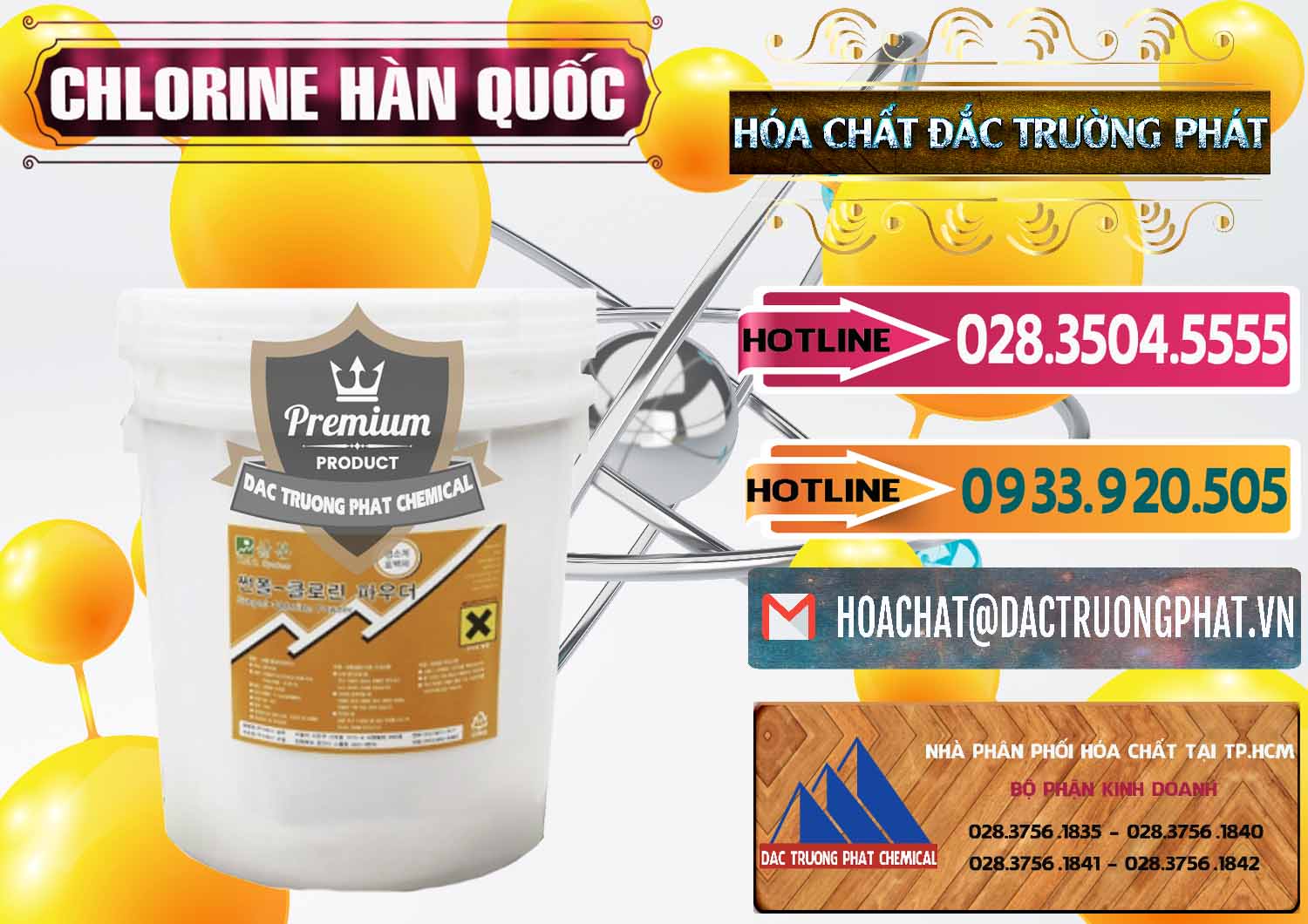 Công ty chuyên kinh doanh ( bán ) Chlorine – Clorin 70% Hàn Quốc Korea - 0345 - Cty chuyên phân phối _ cung ứng hóa chất tại TP.HCM - dactruongphat.vn