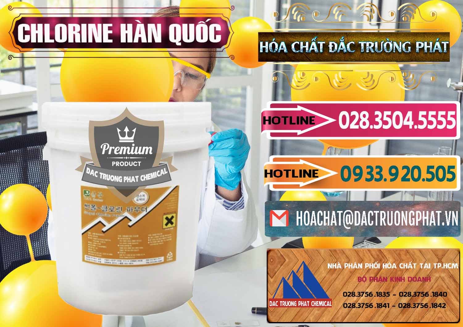 Công ty bán - cung cấp Chlorine – Clorin 70% Hàn Quốc Korea - 0345 - Đơn vị bán - cung cấp hóa chất tại TP.HCM - dactruongphat.vn