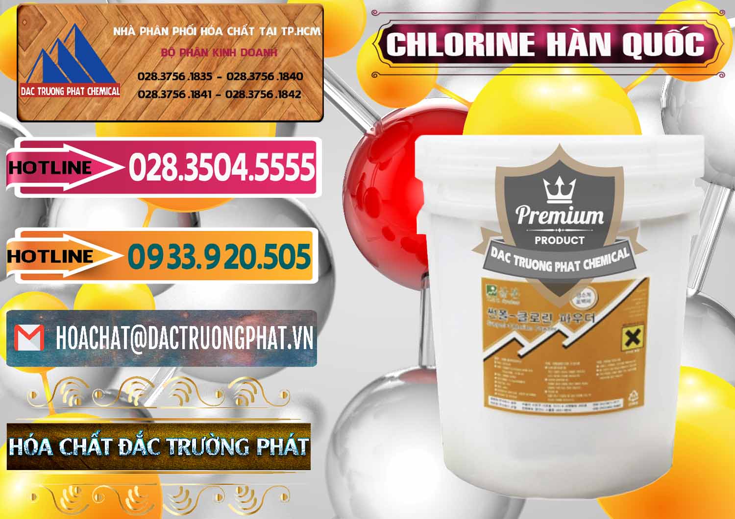 Công ty chuyên phân phối - bán Chlorine – Clorin 70% Hàn Quốc Korea - 0345 - Chuyên cung cấp ( kinh doanh ) hóa chất tại TP.HCM - dactruongphat.vn