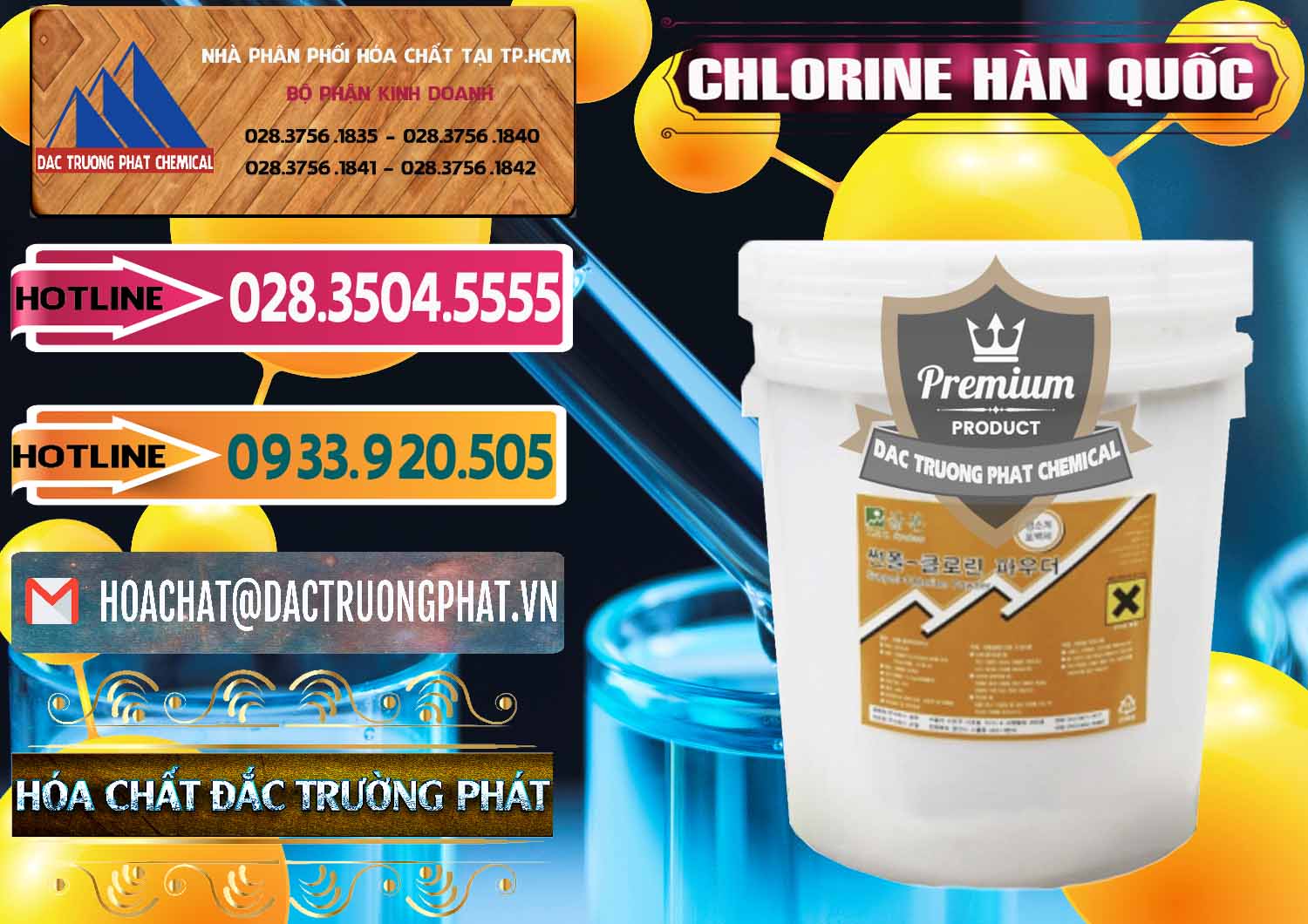 Nơi cung ứng ( bán ) Chlorine – Clorin 70% Hàn Quốc Korea - 0345 - Nơi phân phối - nhập khẩu hóa chất tại TP.HCM - dactruongphat.vn