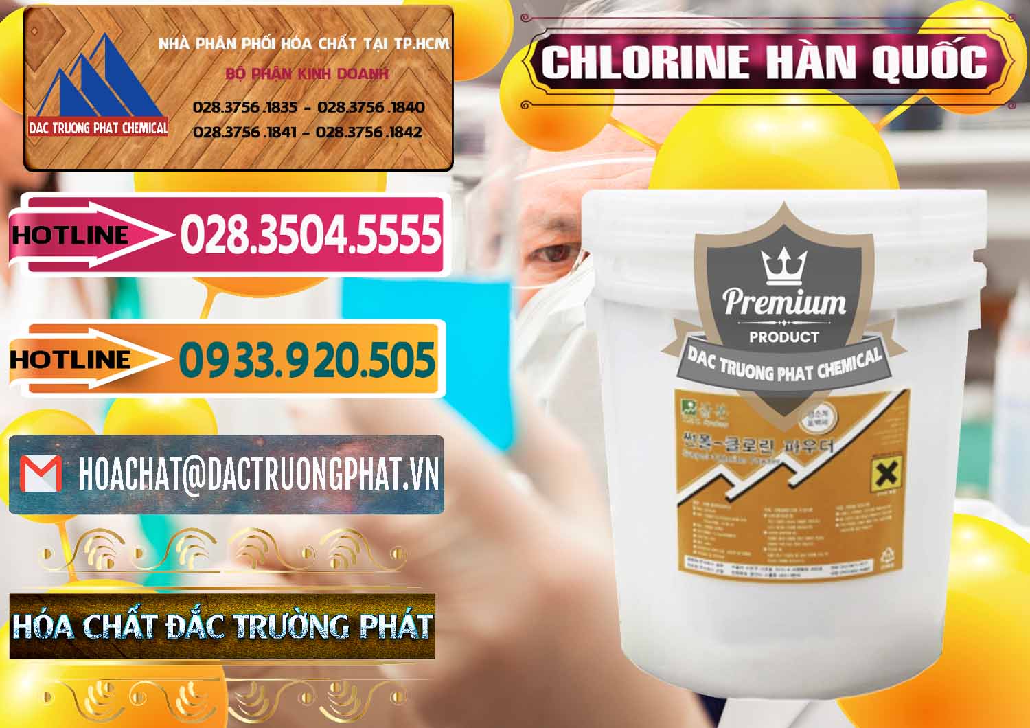 Nơi phân phối ( bán ) Chlorine – Clorin 70% Hàn Quốc Korea - 0345 - Nhập khẩu ( phân phối ) hóa chất tại TP.HCM - dactruongphat.vn
