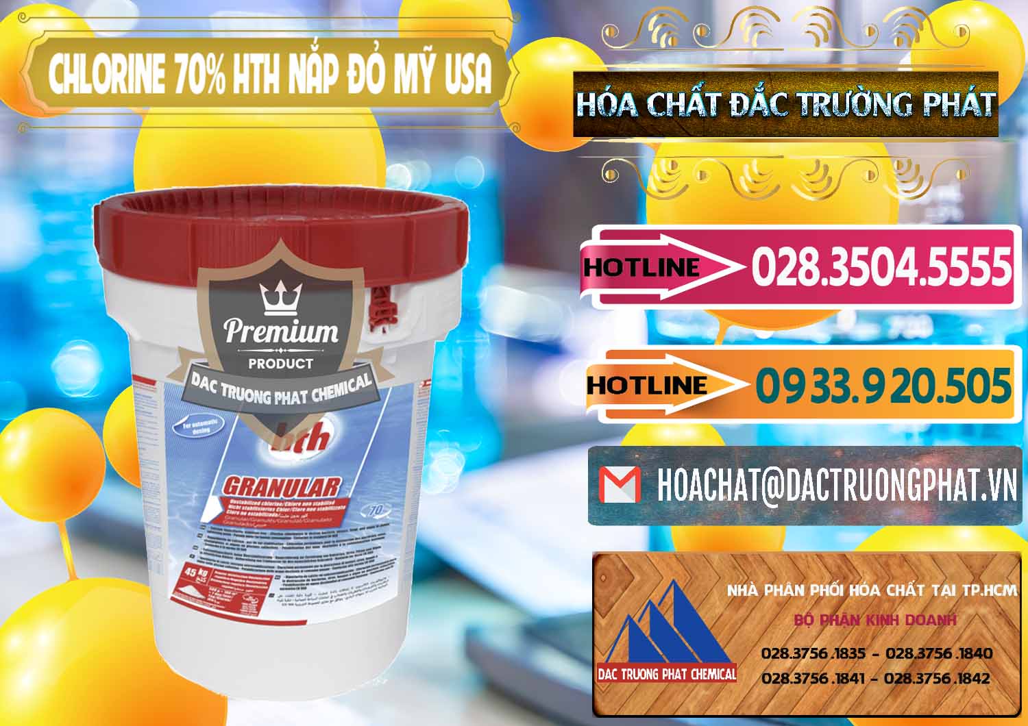 Đơn vị cung ứng _ bán Clorin – Chlorine 70% HTH Nắp Đỏ Mỹ Usa - 0244 - Cty phân phối ( cung cấp ) hóa chất tại TP.HCM - dactruongphat.vn