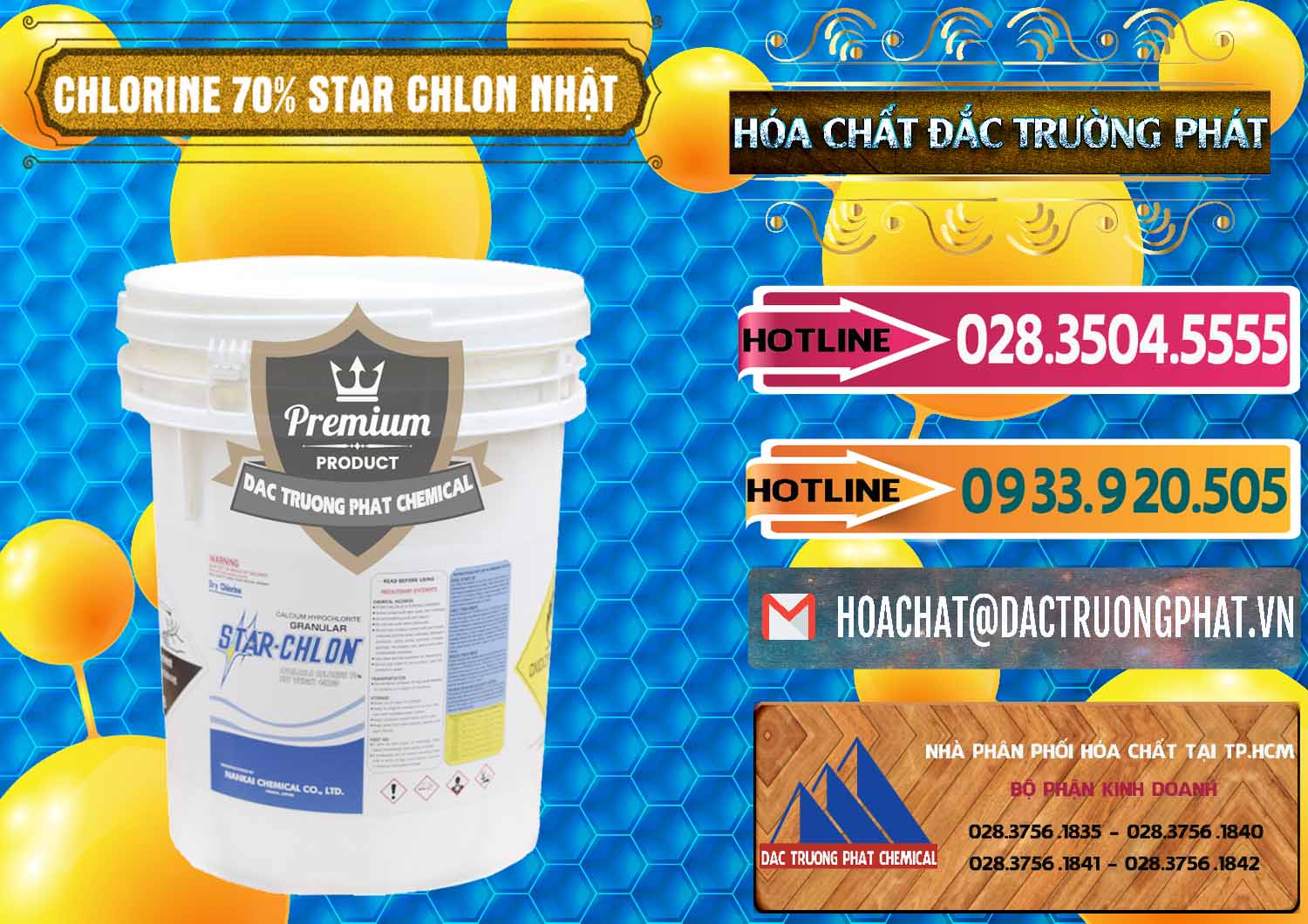 Chuyên cung ứng và bán Clorin – Chlorine 70% Star Chlon Nhật Bản Japan - 0243 - Công ty chuyên cung cấp - bán hóa chất tại TP.HCM - dactruongphat.vn