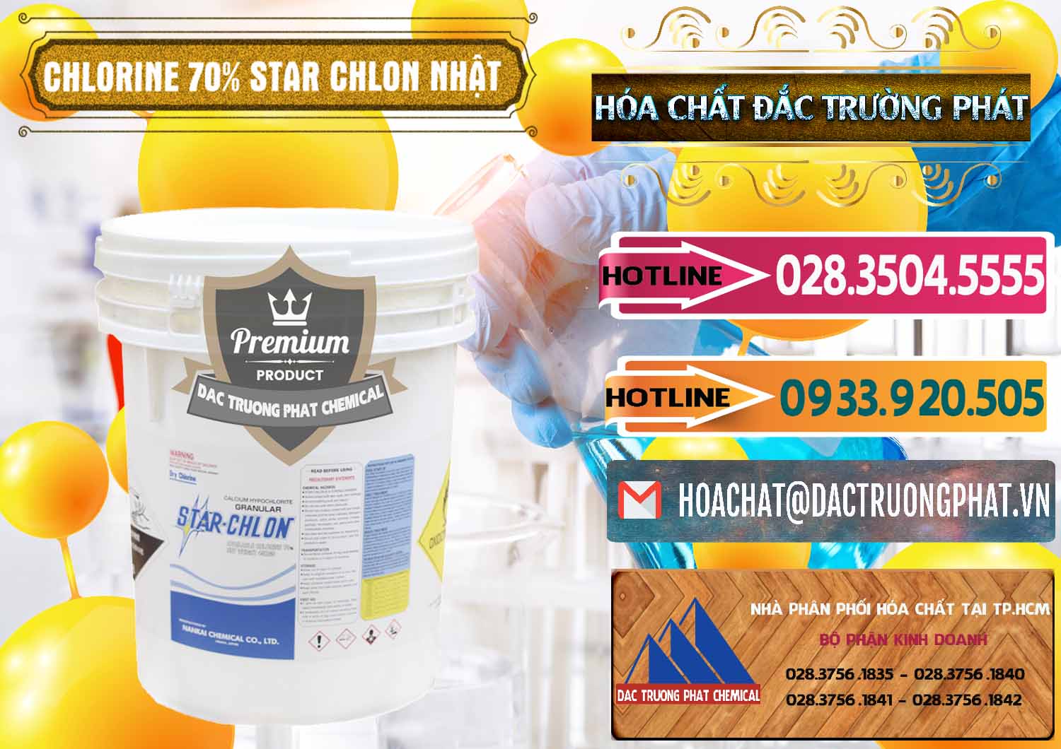 Cty chuyên bán và phân phối Clorin – Chlorine 70% Star Chlon Nhật Bản Japan - 0243 - Cty chuyên nhập khẩu _ cung cấp hóa chất tại TP.HCM - dactruongphat.vn