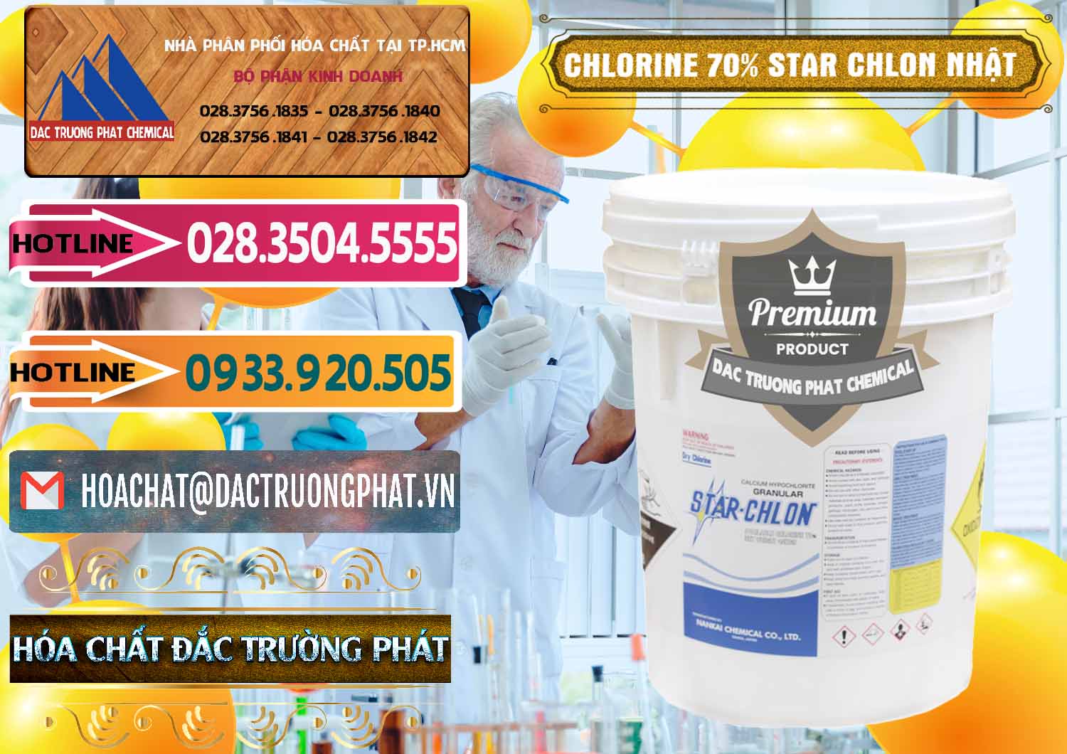 Cty chuyên nhập khẩu & bán Clorin – Chlorine 70% Star Chlon Nhật Bản Japan - 0243 - Cty nhập khẩu _ cung cấp hóa chất tại TP.HCM - dactruongphat.vn