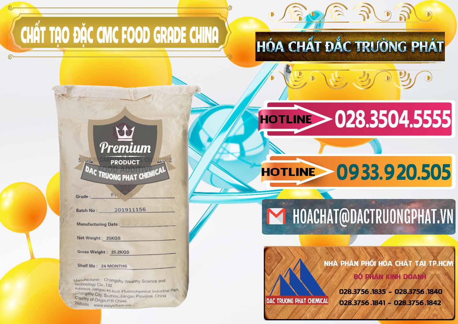 Phân phối ( bán ) Chất Tạo Đặc CMC Wealthy Food Grade Trung Quốc China - 0426 - Đơn vị kinh doanh ( cung cấp ) hóa chất tại TP.HCM - dactruongphat.vn