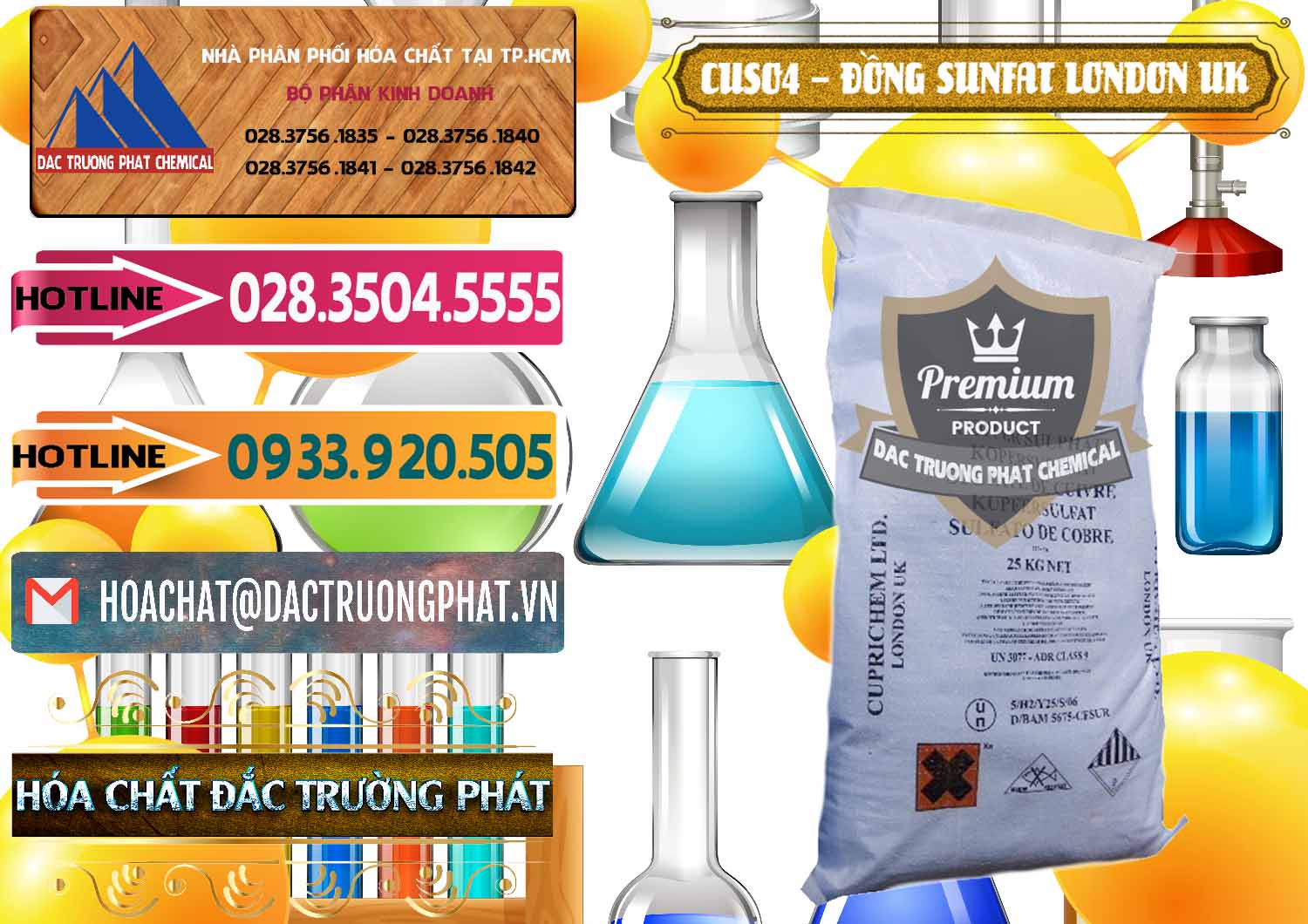 Công ty bán - phân phối CuSO4 – Đồng Sunfat Anh Uk Kingdoms - 0478 - Công ty kinh doanh và cung cấp hóa chất tại TP.HCM - dactruongphat.vn