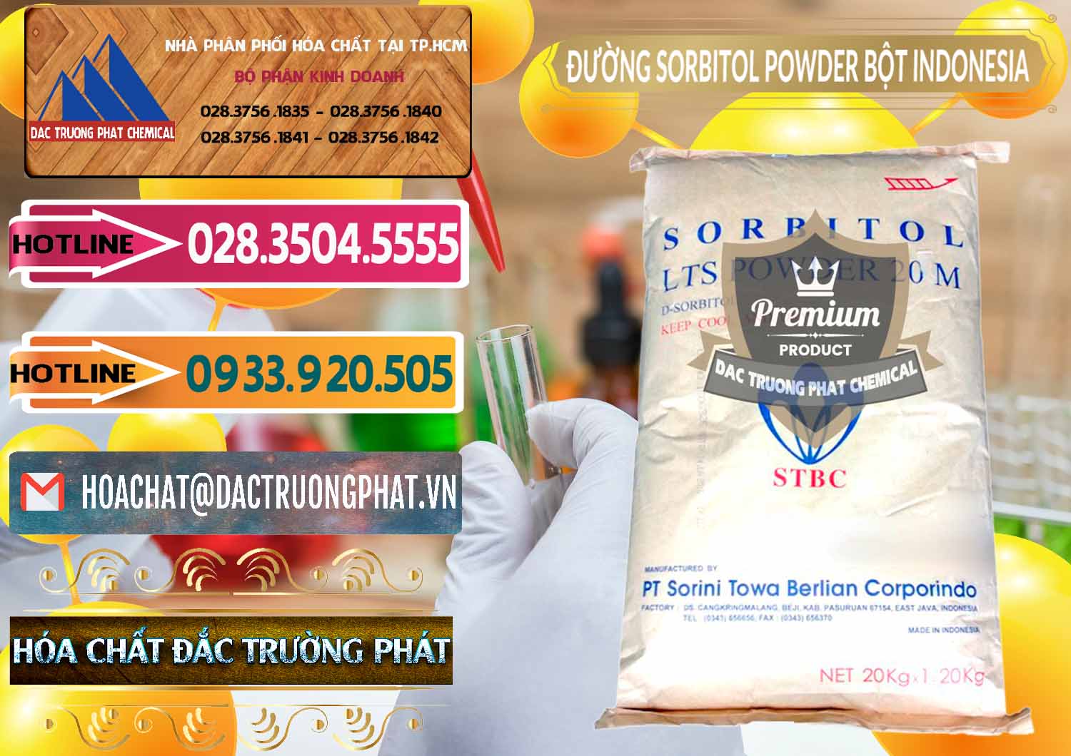 Cty cung ứng _ bán D-Sorbitol Bột - C6H14O6 Food Grade Indonesia - 0320 - Công ty chuyên kinh doanh ( phân phối ) hóa chất tại TP.HCM - dactruongphat.vn