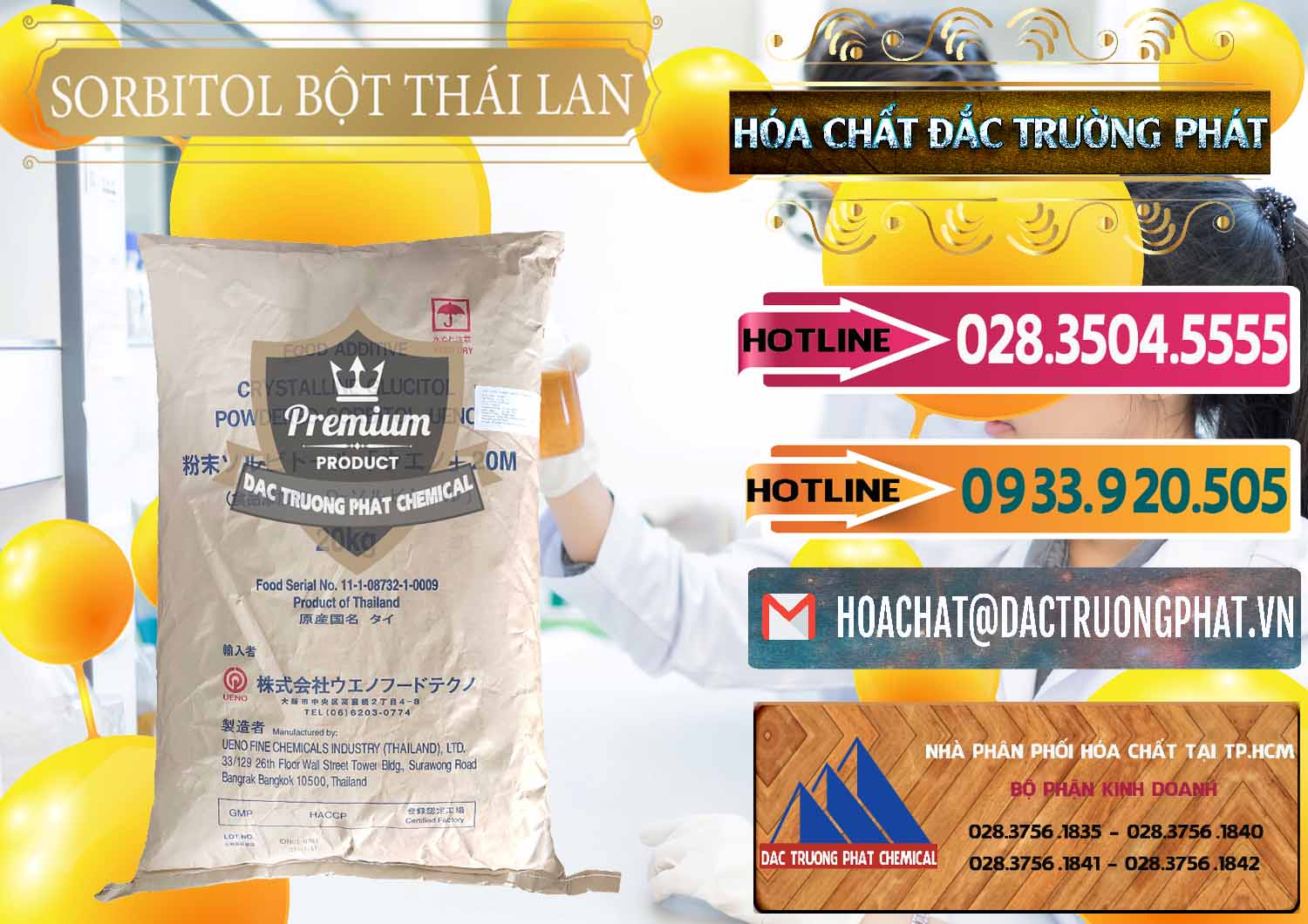Công ty chuyên bán và phân phối D-Sorbitol Bột - C6H14O6 Food Grade Thái Lan Thailand - 0322 - Đơn vị chuyên phân phối _ cung ứng hóa chất tại TP.HCM - dactruongphat.vn