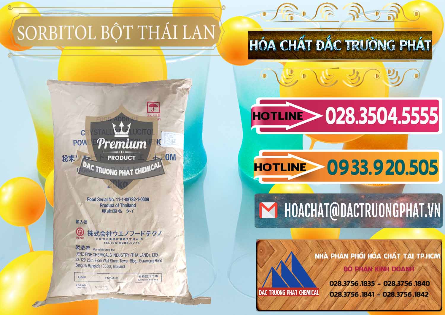 Đơn vị bán ( cung cấp ) D-Sorbitol Bột - C6H14O6 Food Grade Thái Lan Thailand - 0322 - Nhập khẩu và cung cấp hóa chất tại TP.HCM - dactruongphat.vn
