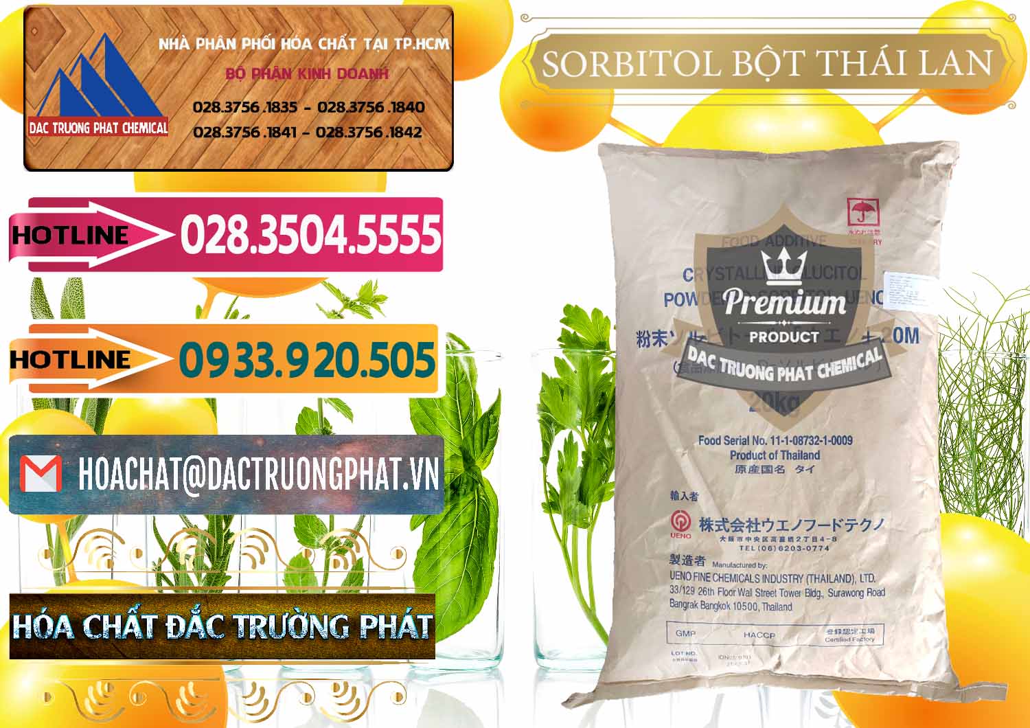 Nơi chuyên bán & cung ứng D-Sorbitol Bột - C6H14O6 Food Grade Thái Lan Thailand - 0322 - Nơi chuyên phân phối & cung ứng hóa chất tại TP.HCM - dactruongphat.vn