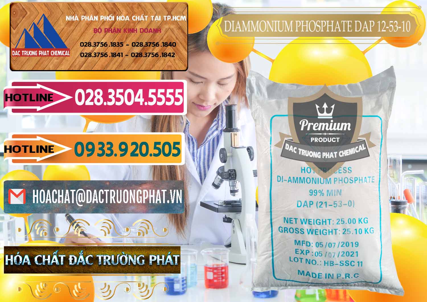 Nơi chuyên bán _ cung cấp DAP - Diammonium Phosphate Trung Quốc China - 0319 - Đơn vị bán và phân phối hóa chất tại TP.HCM - dactruongphat.vn