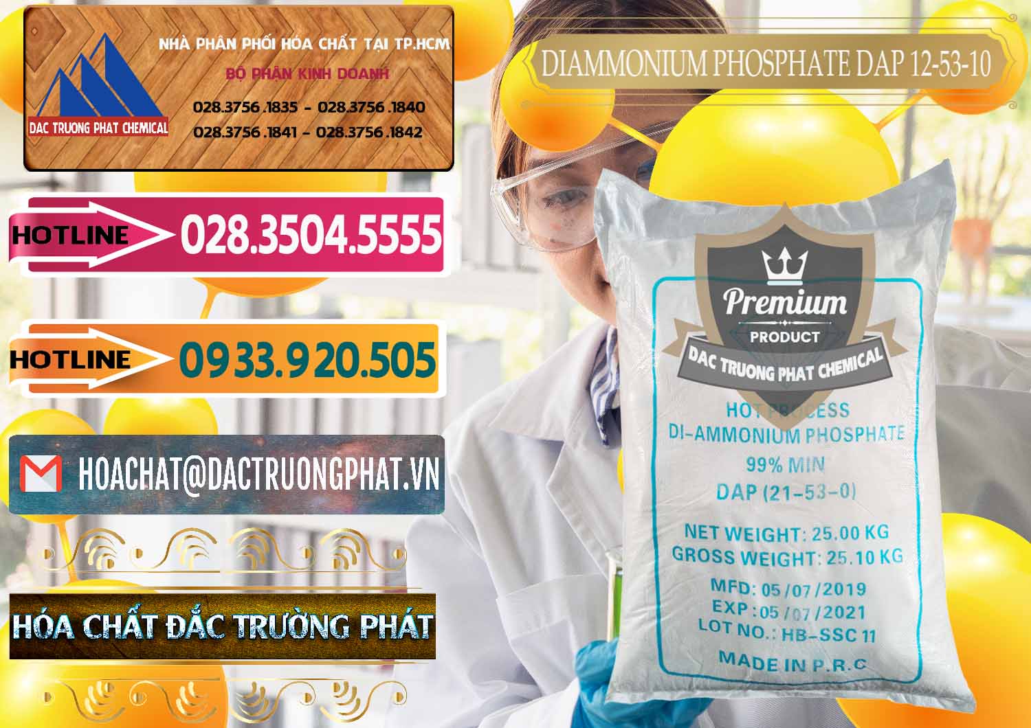 Công ty bán và phân phối DAP - Diammonium Phosphate Trung Quốc China - 0319 - Cung cấp và bán hóa chất tại TP.HCM - dactruongphat.vn