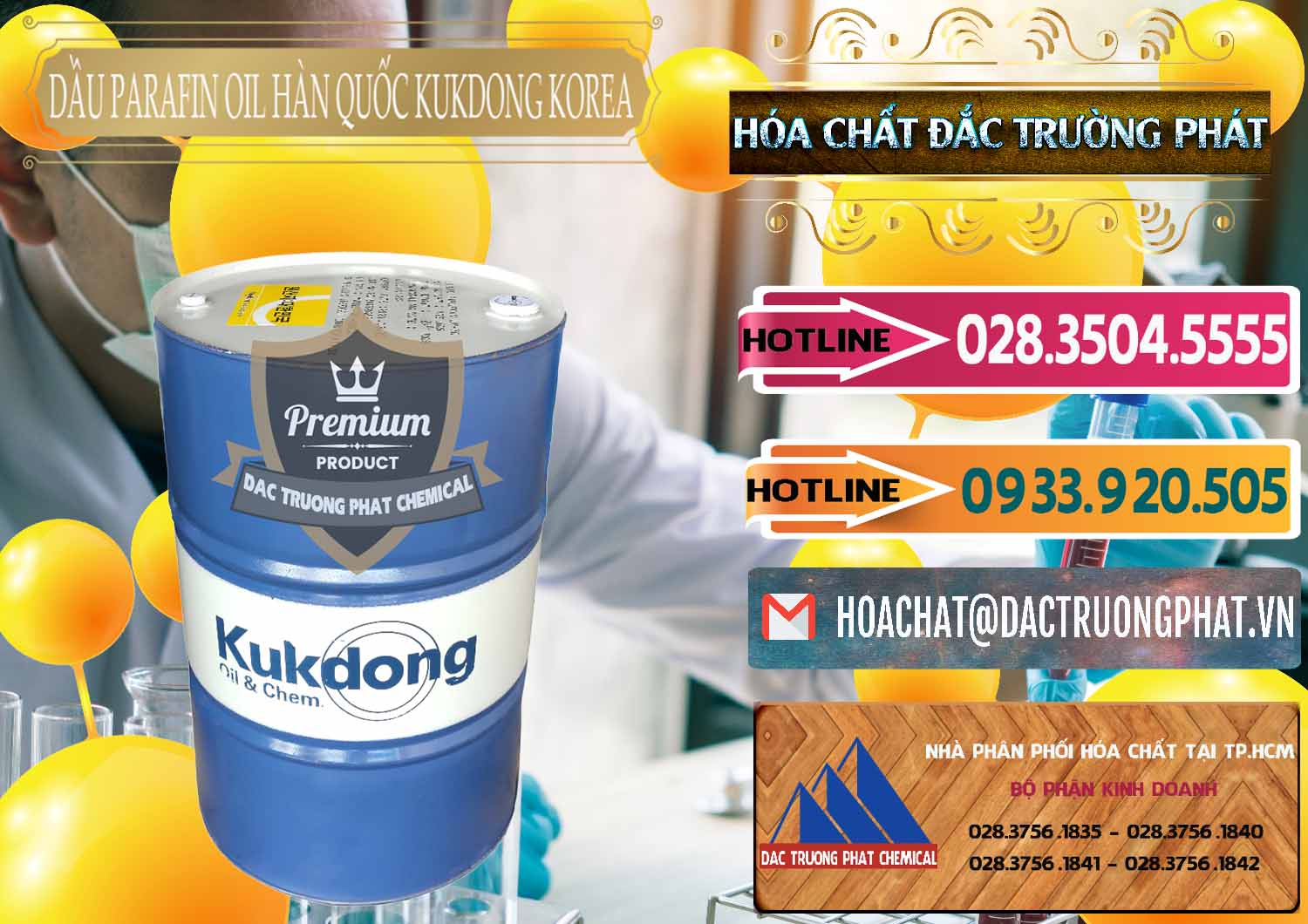 Công ty bán _ cung ứng Dầu Parafin Oil Hàn Quốc Korea Kukdong - 0060 - Đơn vị chuyên kinh doanh _ cung cấp hóa chất tại TP.HCM - dactruongphat.vn