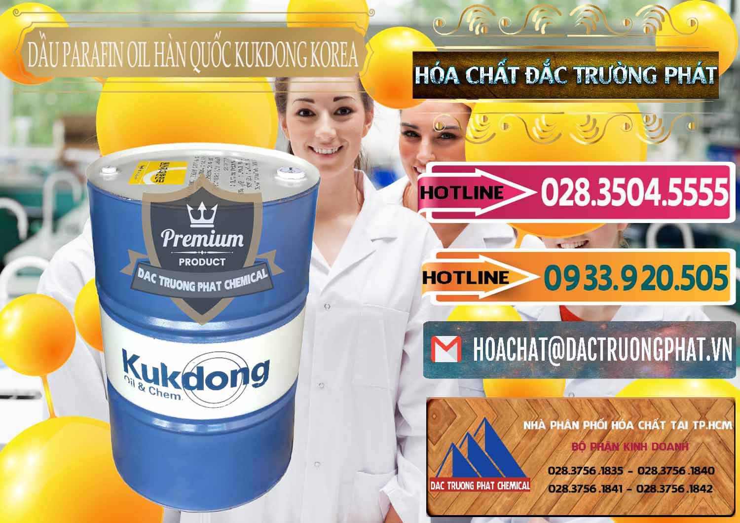 Đơn vị cung cấp & bán Dầu Parafin Oil Hàn Quốc Korea Kukdong - 0060 - Chuyên phân phối - kinh doanh hóa chất tại TP.HCM - dactruongphat.vn