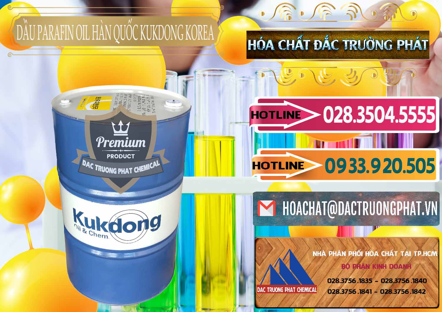 Bán và cung cấp Dầu Parafin Oil Hàn Quốc Korea Kukdong - 0060 - Chuyên nhập khẩu - cung cấp hóa chất tại TP.HCM - dactruongphat.vn