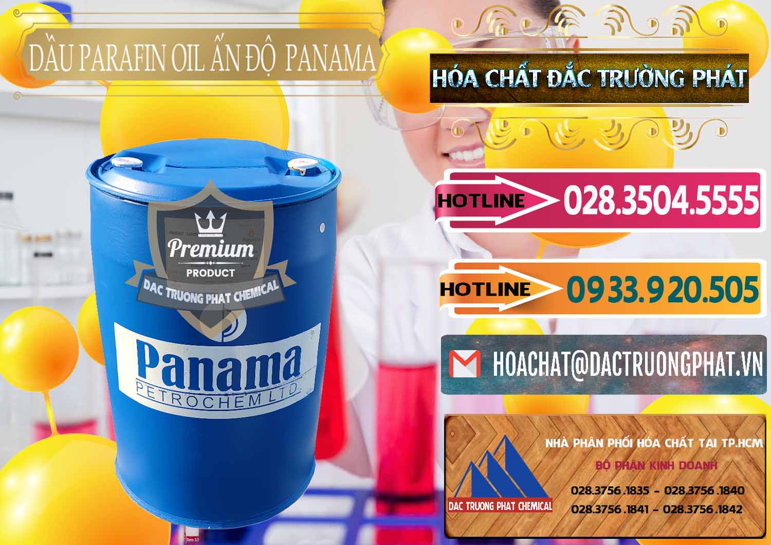 Đơn vị chuyên phân phối ( bán ) Dầu Parafin Oil Panama Ấn Độ India - 0061 - Nhà cung cấp ( kinh doanh ) hóa chất tại TP.HCM - dactruongphat.vn