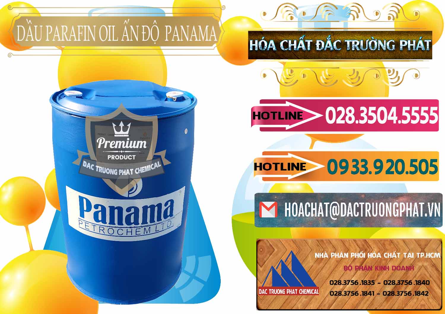 Công ty chuyên phân phối - bán Dầu Parafin Oil Panama Ấn Độ India - 0061 - Cty phân phối ( cung cấp ) hóa chất tại TP.HCM - dactruongphat.vn