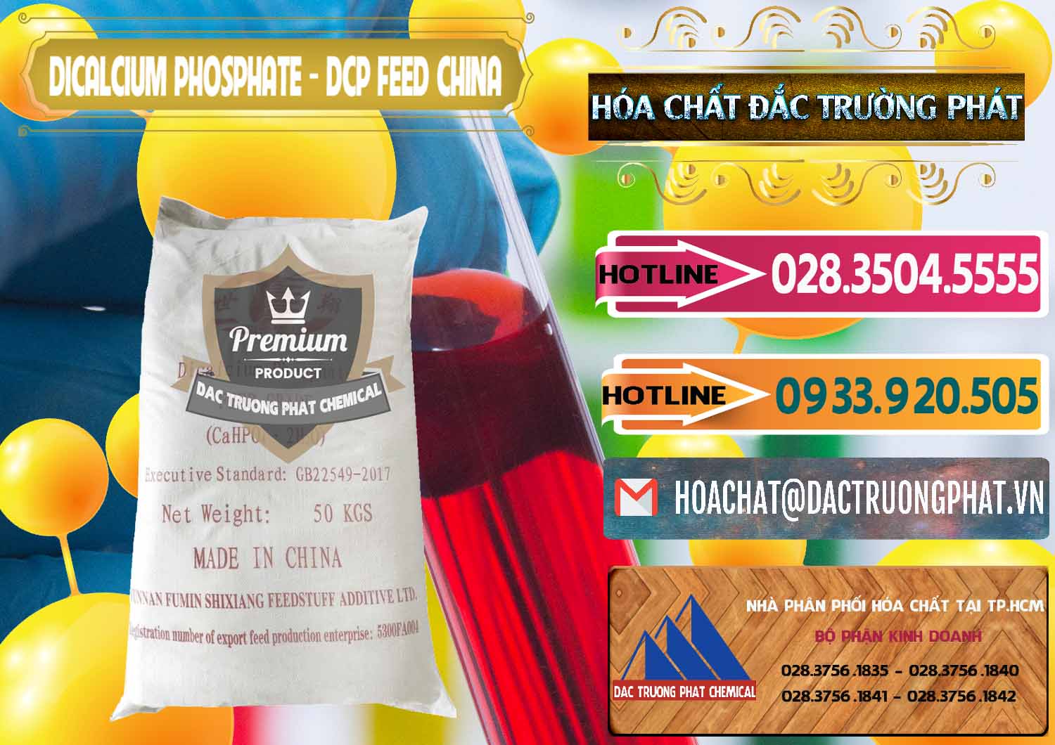 Nơi cung ứng và bán Dicalcium Phosphate - DCP Feed Grade Trung Quốc China - 0296 - Công ty chuyên kinh doanh _ cung cấp hóa chất tại TP.HCM - dactruongphat.vn