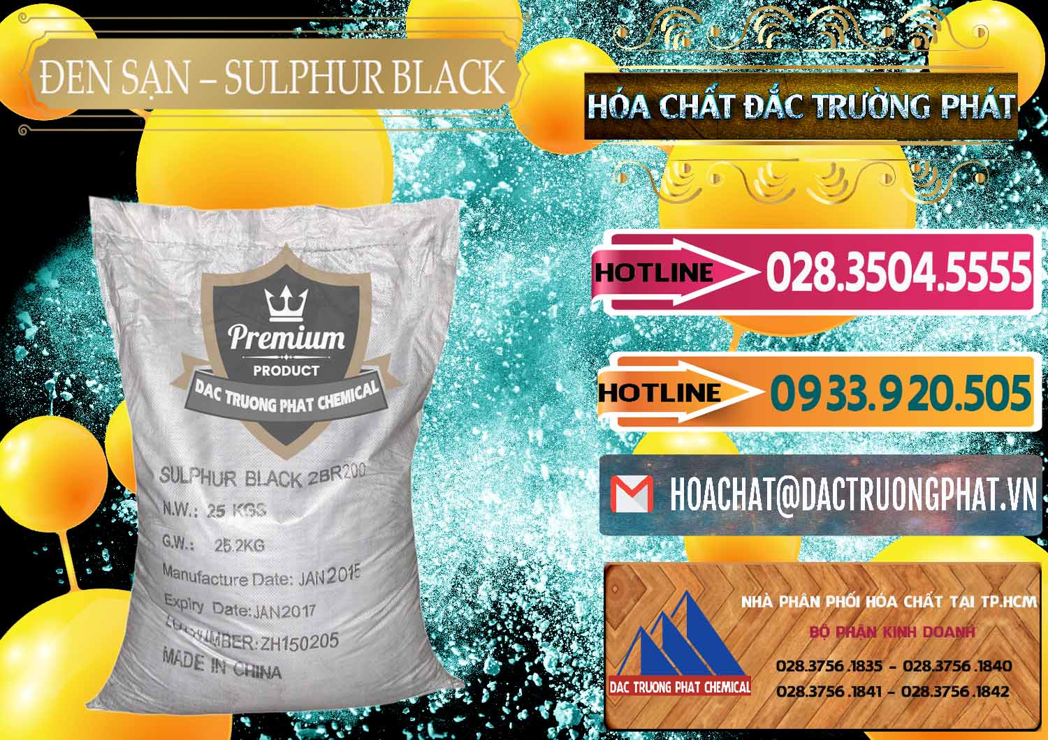 Đơn vị chuyên bán _ phân phối Đen Sạn – Sulphur Black Trung Quốc China - 0062 - Đơn vị nhập khẩu - cung cấp hóa chất tại TP.HCM - dactruongphat.vn