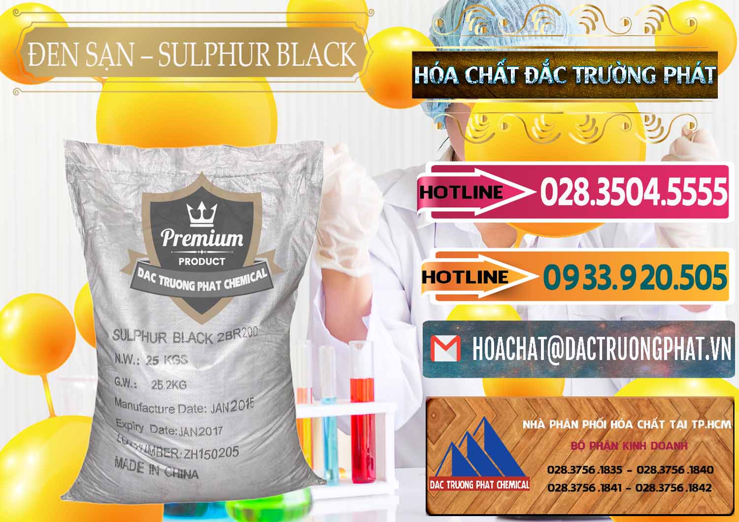 Đơn vị chuyên cung cấp và bán Đen Sạn – Sulphur Black Trung Quốc China - 0062 - Nhập khẩu và cung cấp hóa chất tại TP.HCM - dactruongphat.vn