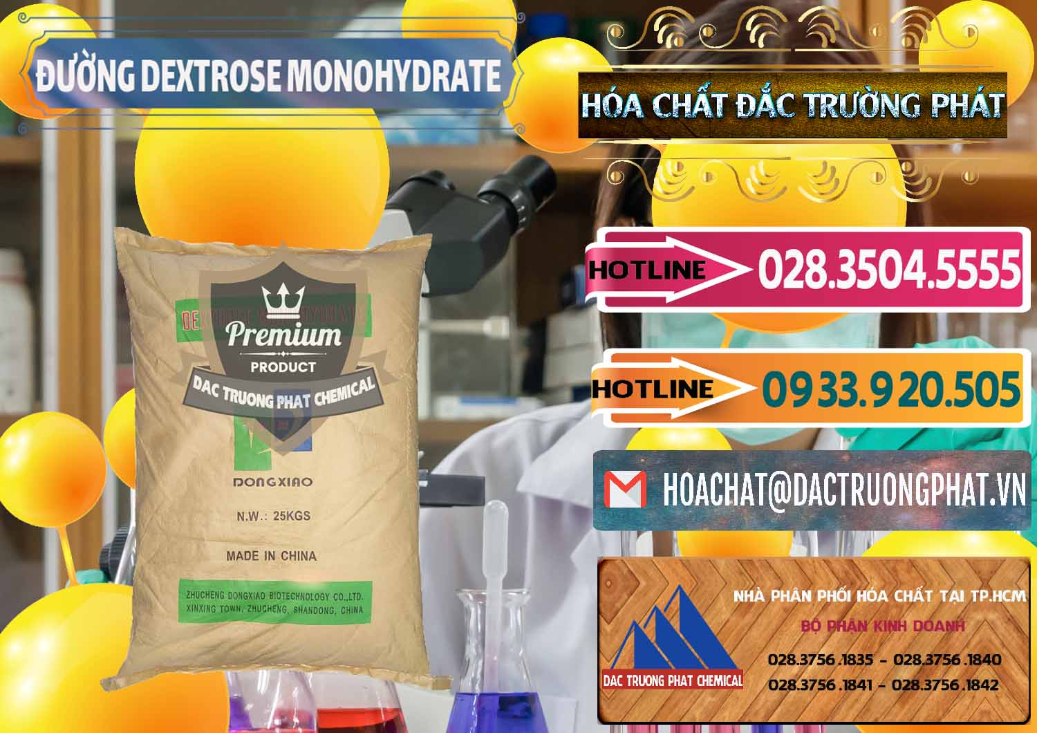 Đơn vị chuyên cung ứng & bán Đường Dextrose Monohydrate Food Grade Dongxiao Trung Quốc China - 0063 - Nơi cung cấp & nhập khẩu hóa chất tại TP.HCM - dactruongphat.vn