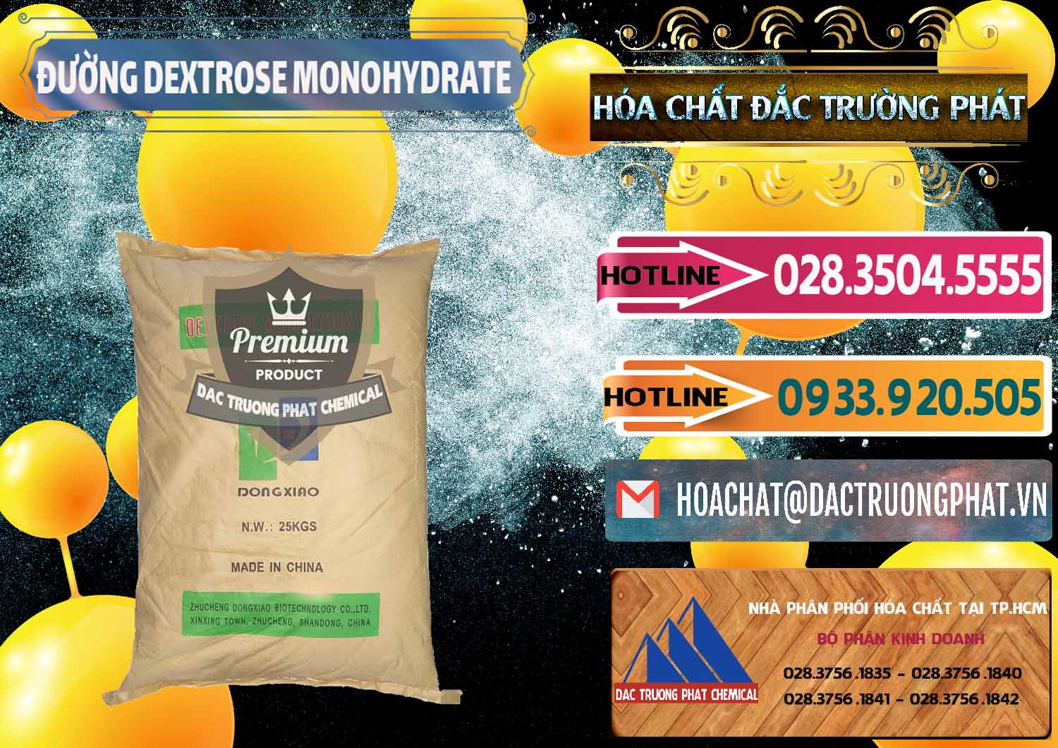 Nhà nhập khẩu và bán Đường Dextrose Monohydrate Food Grade Dongxiao Trung Quốc China - 0063 - Công ty phân phối & bán hóa chất tại TP.HCM - dactruongphat.vn