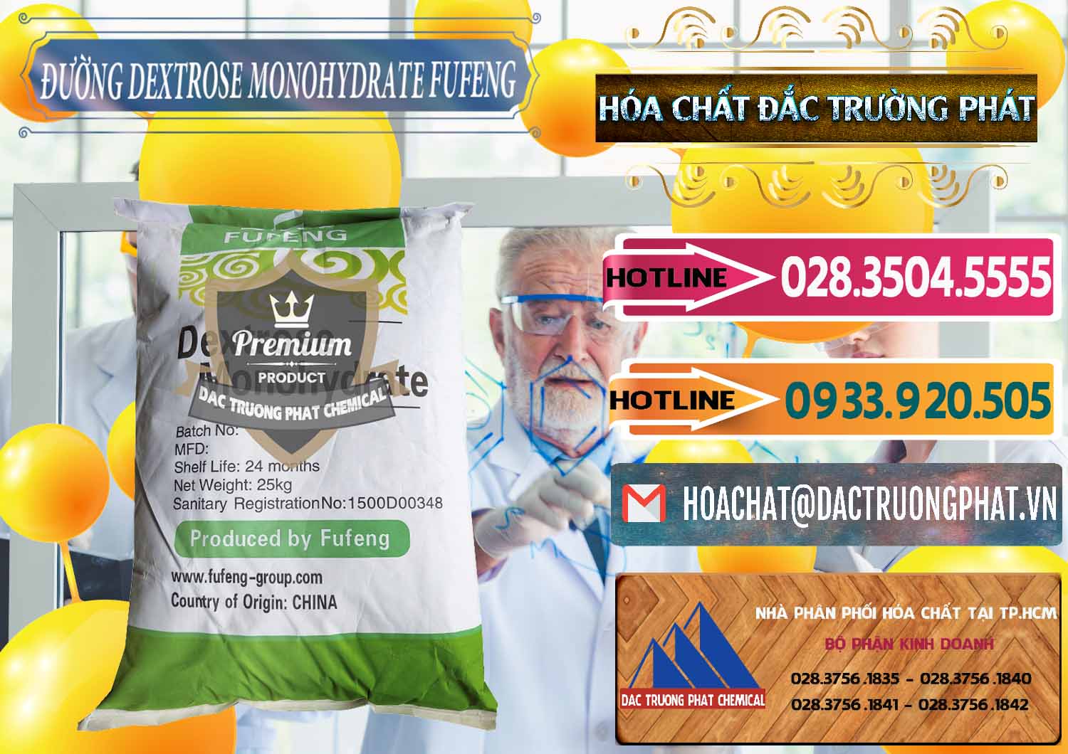 Đơn vị chuyên bán - cung cấp Đường Dextrose Monohydrate Food Grade Fufeng Trung Quốc China - 0223 - Chuyên bán và phân phối hóa chất tại TP.HCM - dactruongphat.vn