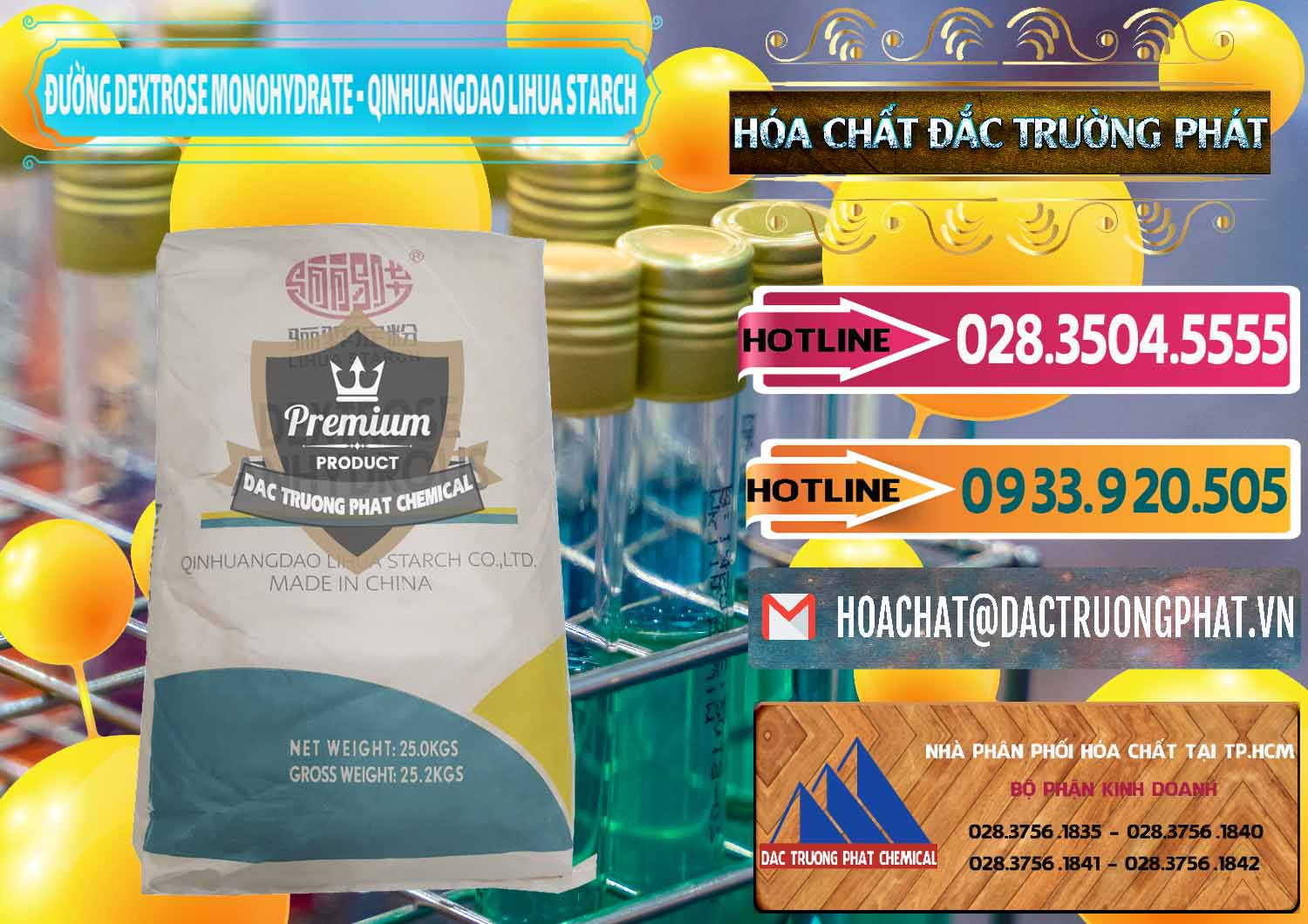 Công ty phân phối và bán Đường Dextrose Monohydrate Food Grade Qinhuangdao Lihua Starch - 0224 - Chuyên phân phối & nhập khẩu hóa chất tại TP.HCM - dactruongphat.vn