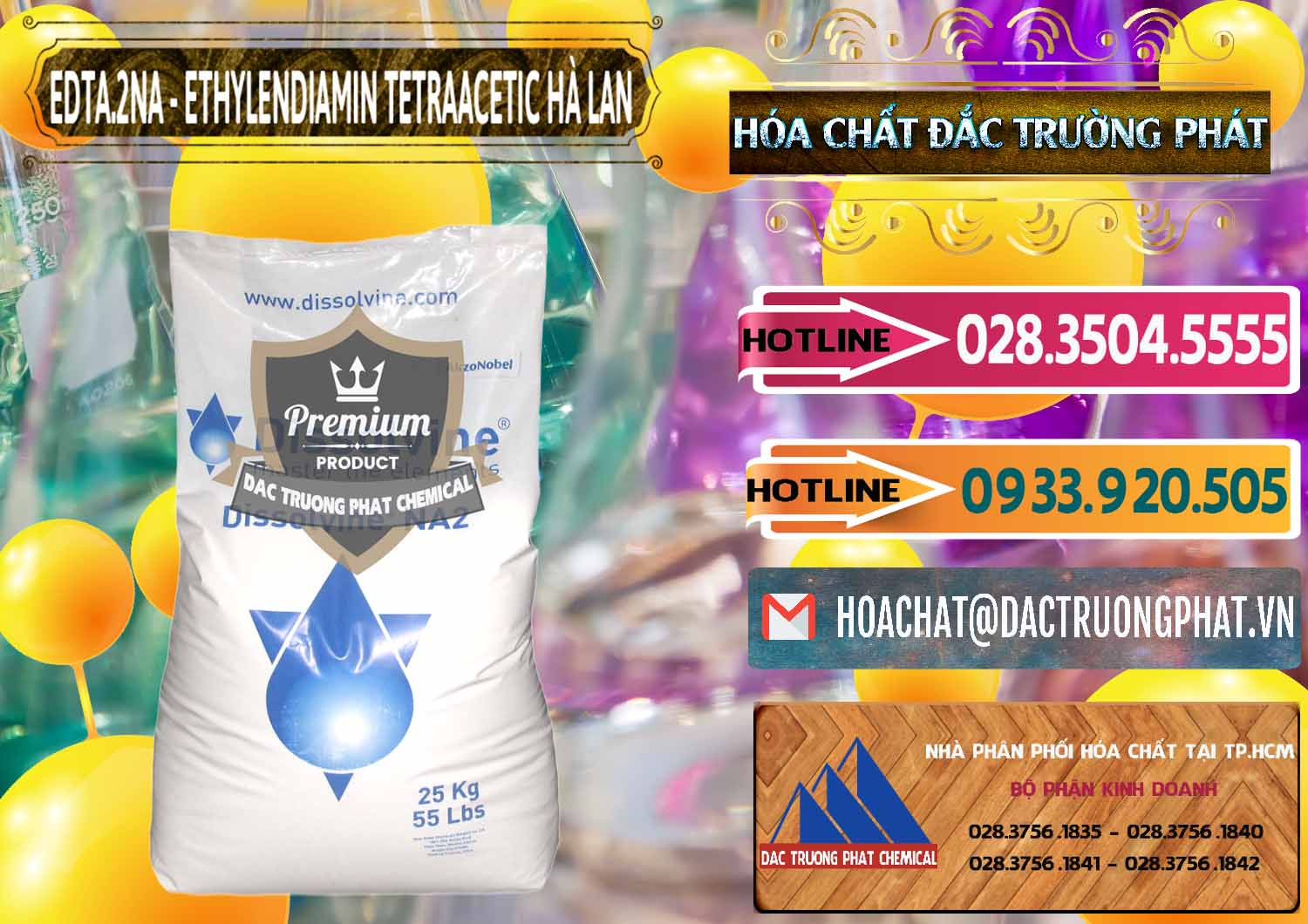 Đơn vị chuyên cung cấp ( bán ) Edta — Axit Etylendiamin Tetraaxetic Dissolvine Hà Lan tại Thành phố Hồ Chí Minh Cty chuyên kinh doanh và bán EDTA.2NA - Ethylendiamin Tetraacetic Dissolvine Hà Lan Netherlands - 0064 - Công ty cung cấp ( phân phối ) hóa chất tại TP.HCM - dactruongphat.vn