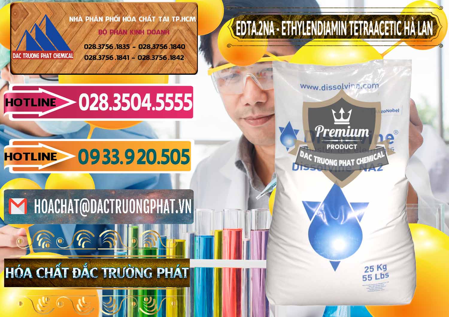 Chuyên bán - phân phối EDTA.2NA - Ethylendiamin Tetraacetic Dissolvine Hà Lan Netherlands - 0064 - Nơi chuyên kinh doanh _ cung cấp hóa chất tại TP.HCM - dactruongphat.vn