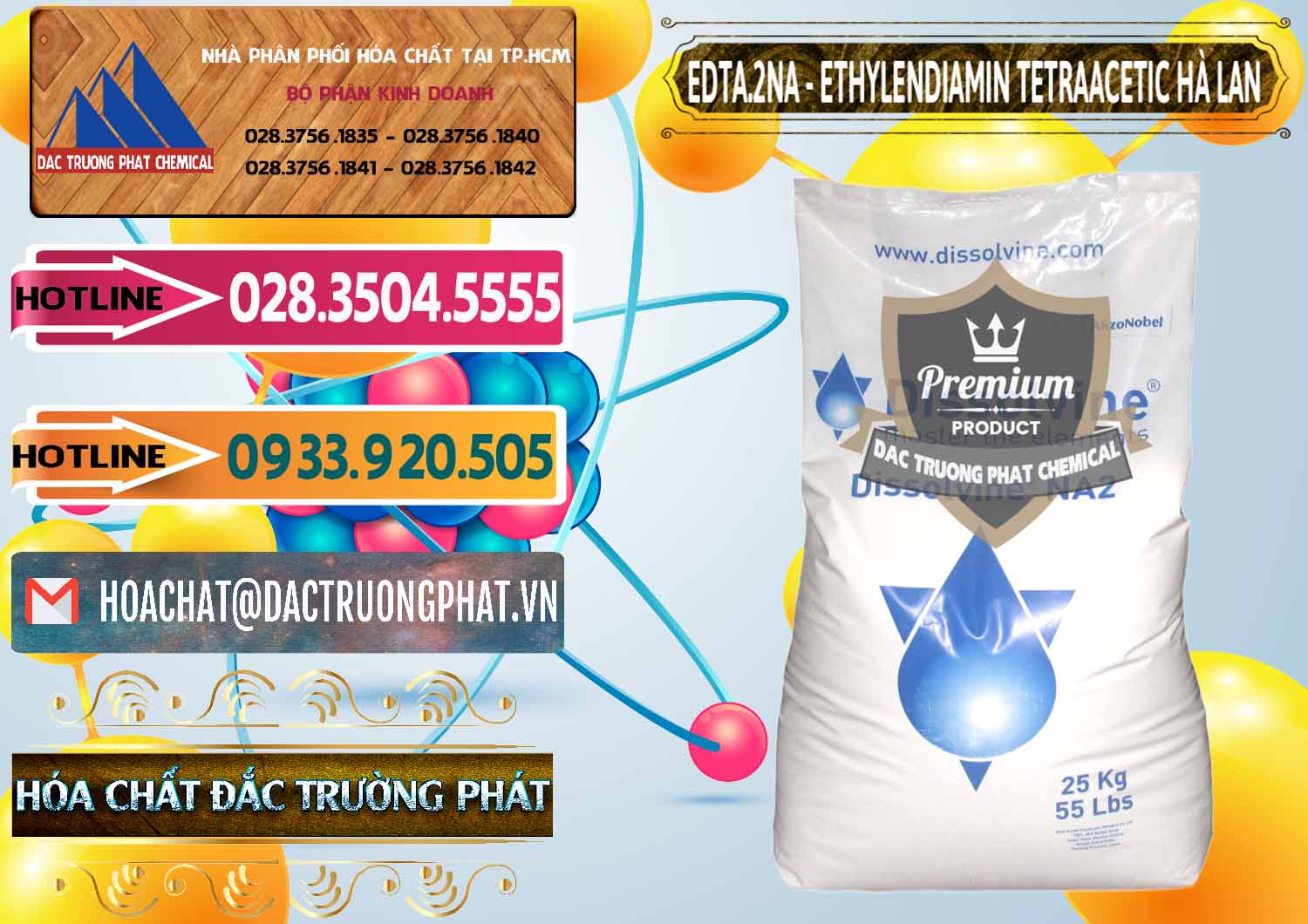 Nơi phân phối và bán Hóa chất Muối 2na Salt Ø Edta Na2 Dissolvine Hà Lan Nhà phân phối _ bán EDTA.2NA - Ethylendiamin Tetraacetic Dissolvine Hà Lan Netherlands - 0064 - Cung cấp & phân phối hóa chất tại TP.HCM - dactruongphat.vn