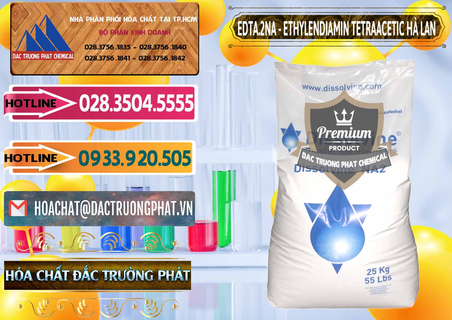 Nhà phân phối - bán EDTA.2NA - Ethylendiamin Tetraacetic Dissolvine Hà Lan Netherlands - 0064 - Nhà nhập khẩu _ phân phối hóa chất tại TP.HCM - dactruongphat.vn