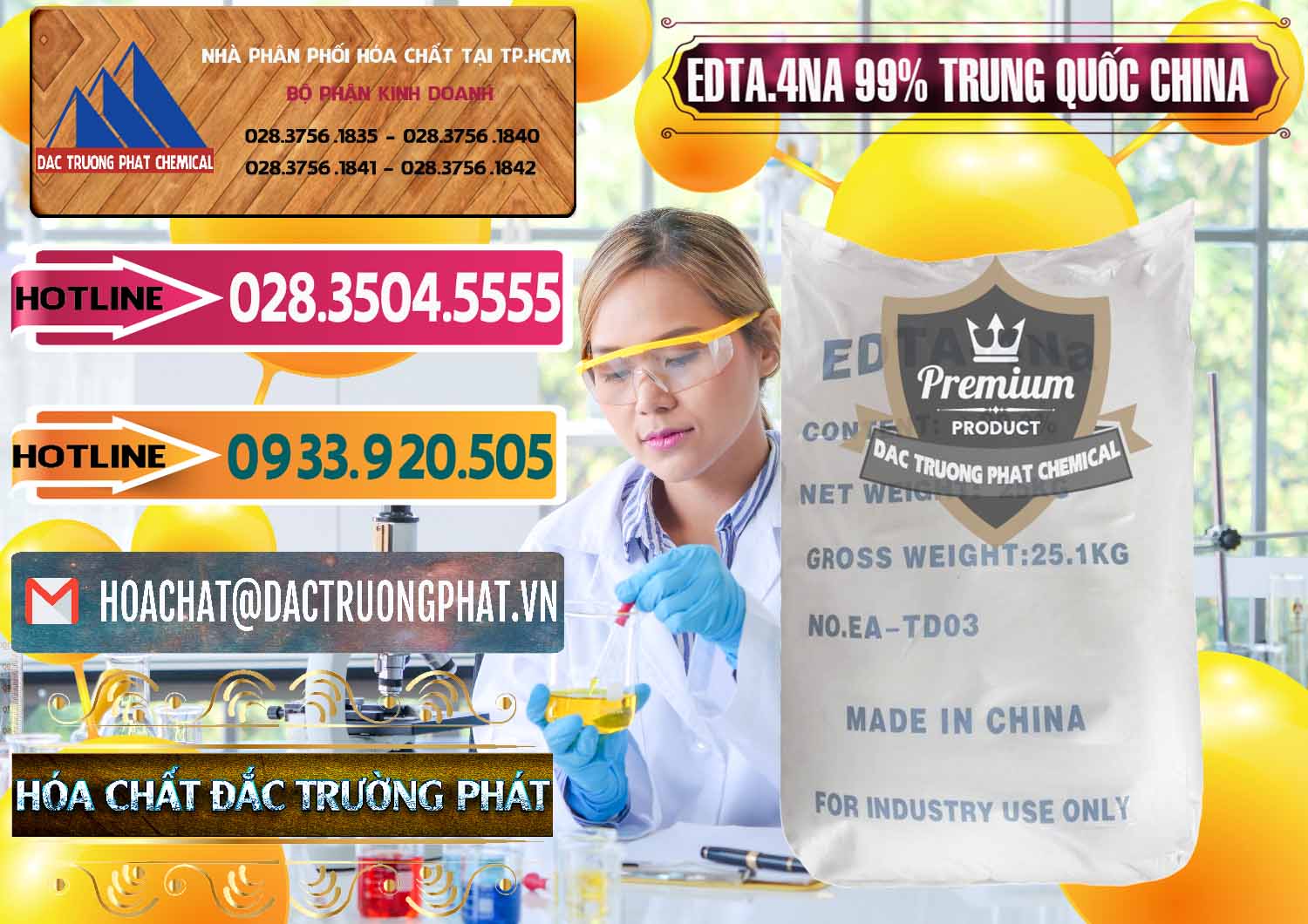 Nhà cung ứng _ bán EDTA.4NA - EDTA Muối 99% Trung Quốc China - 0292 - Công ty phân phối & cung cấp hóa chất tại TP.HCM - dactruongphat.vn